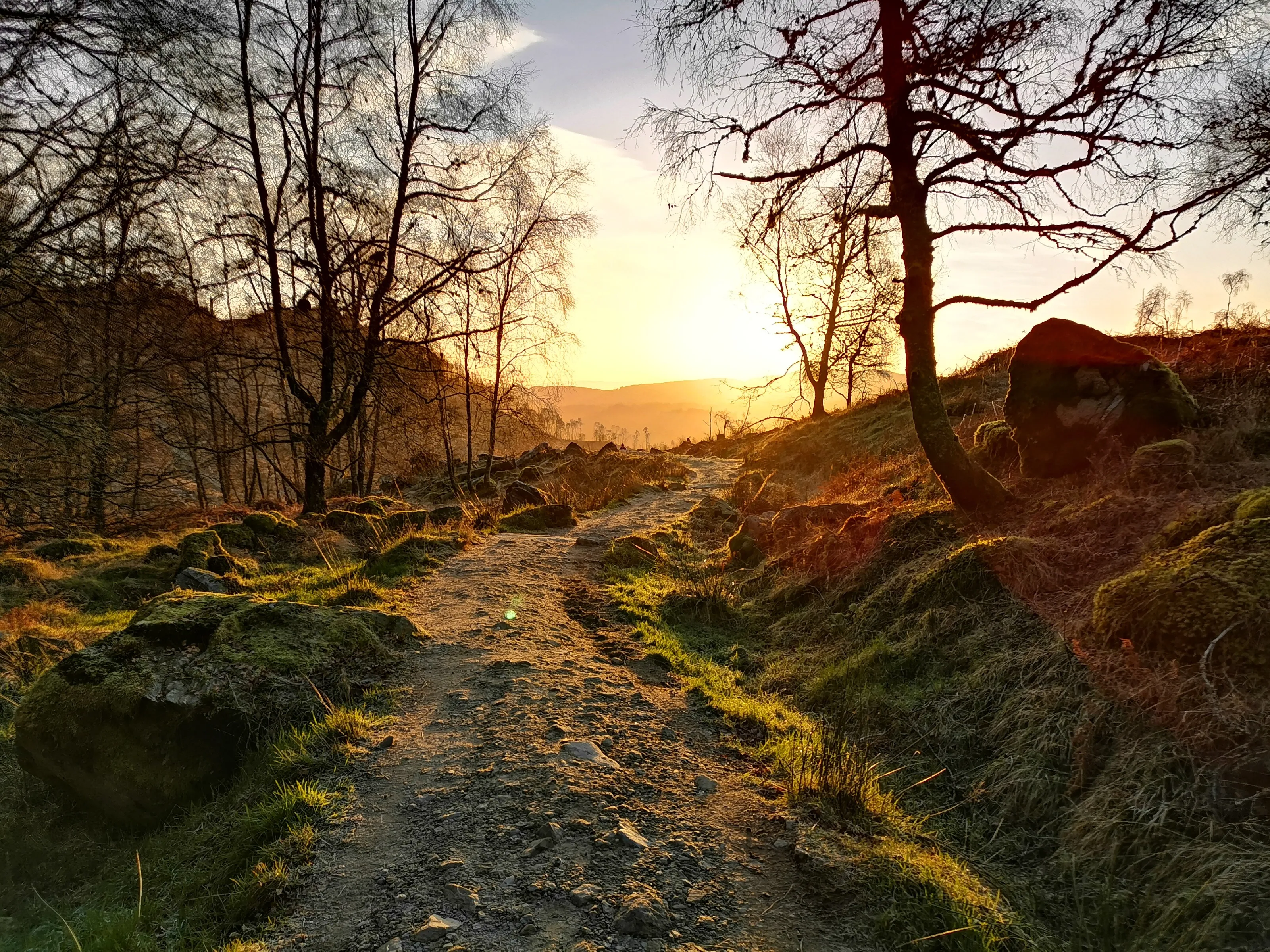 Scotland winter morning