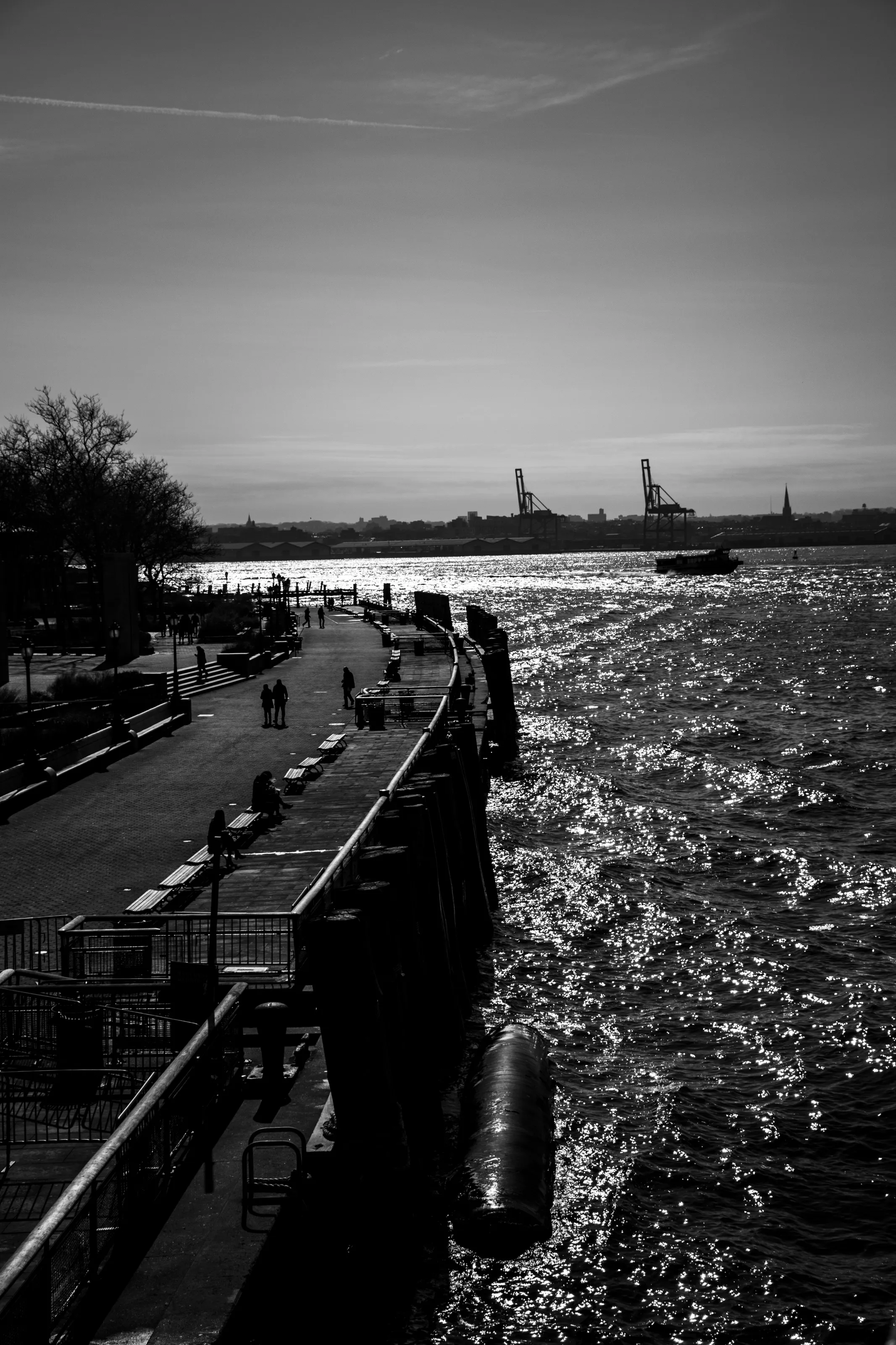 moring over the hudson