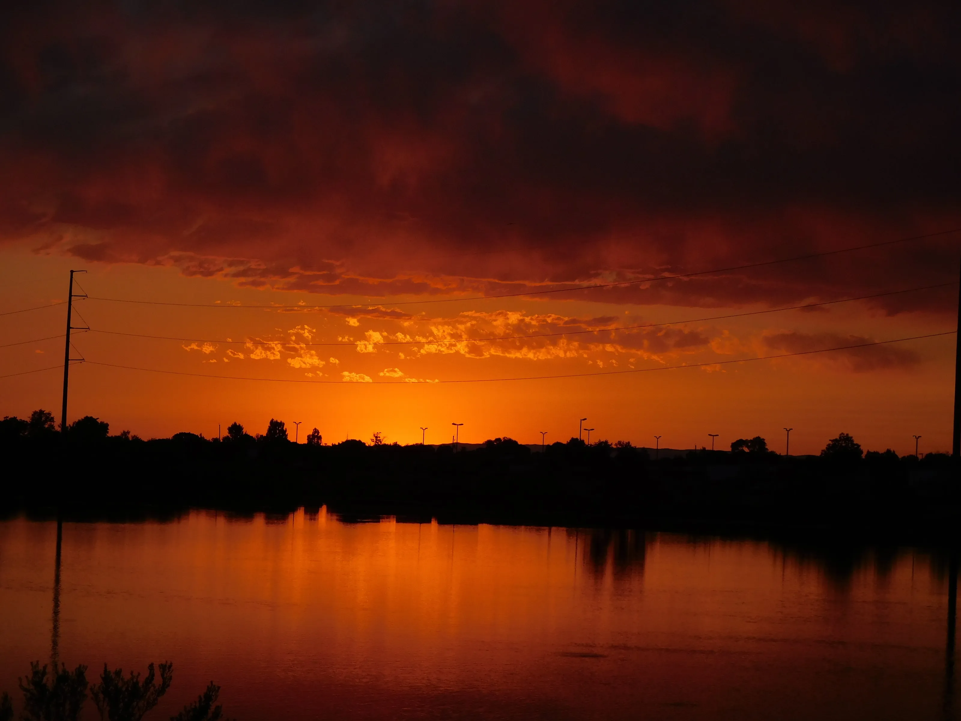 Corn Lake Sunset