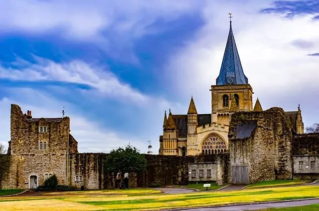 Rochester Cathedral from the Castle Grounds