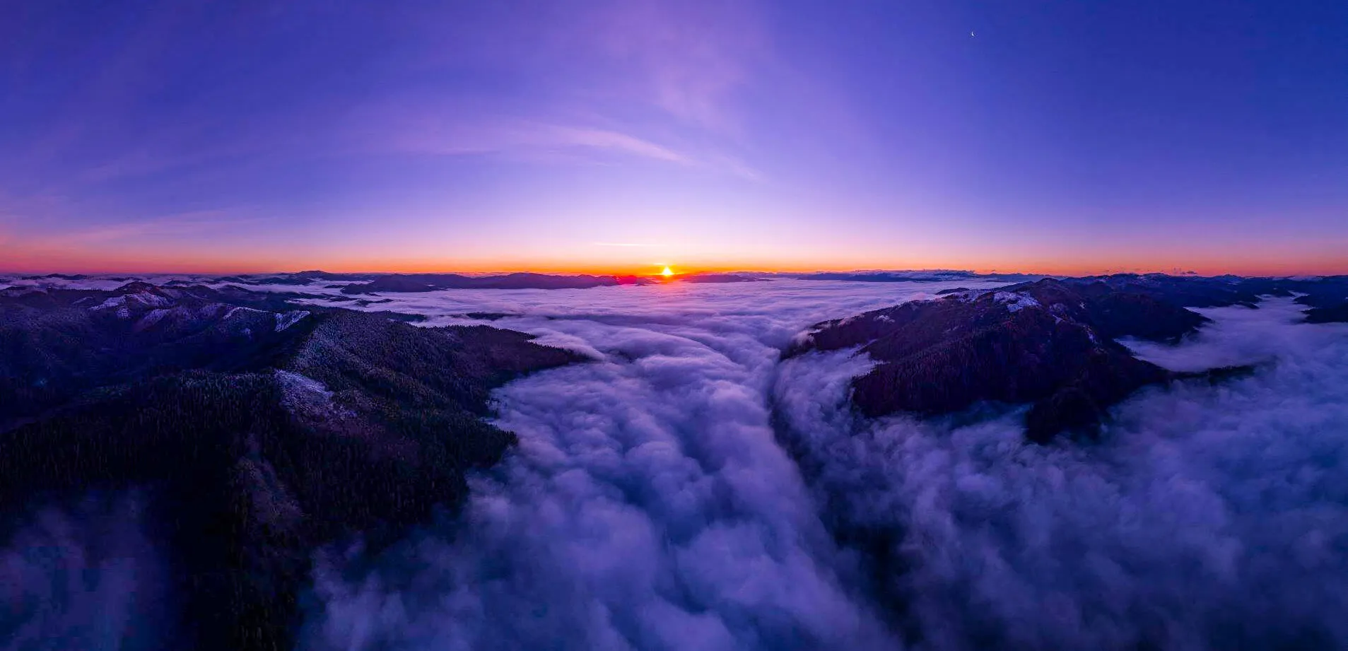 Fog Over Helgate Canyon