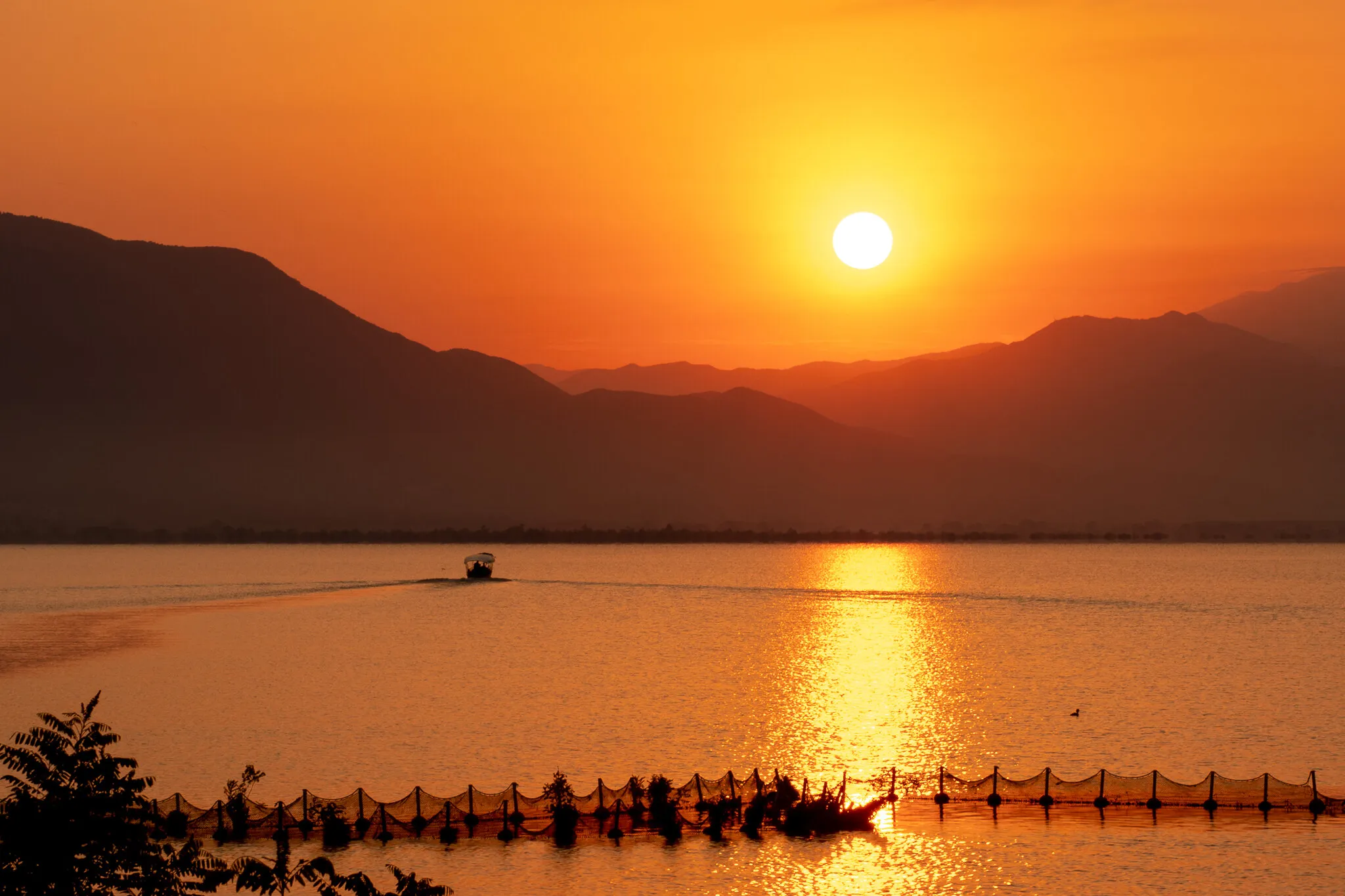Sunrise on Kerkini Lake