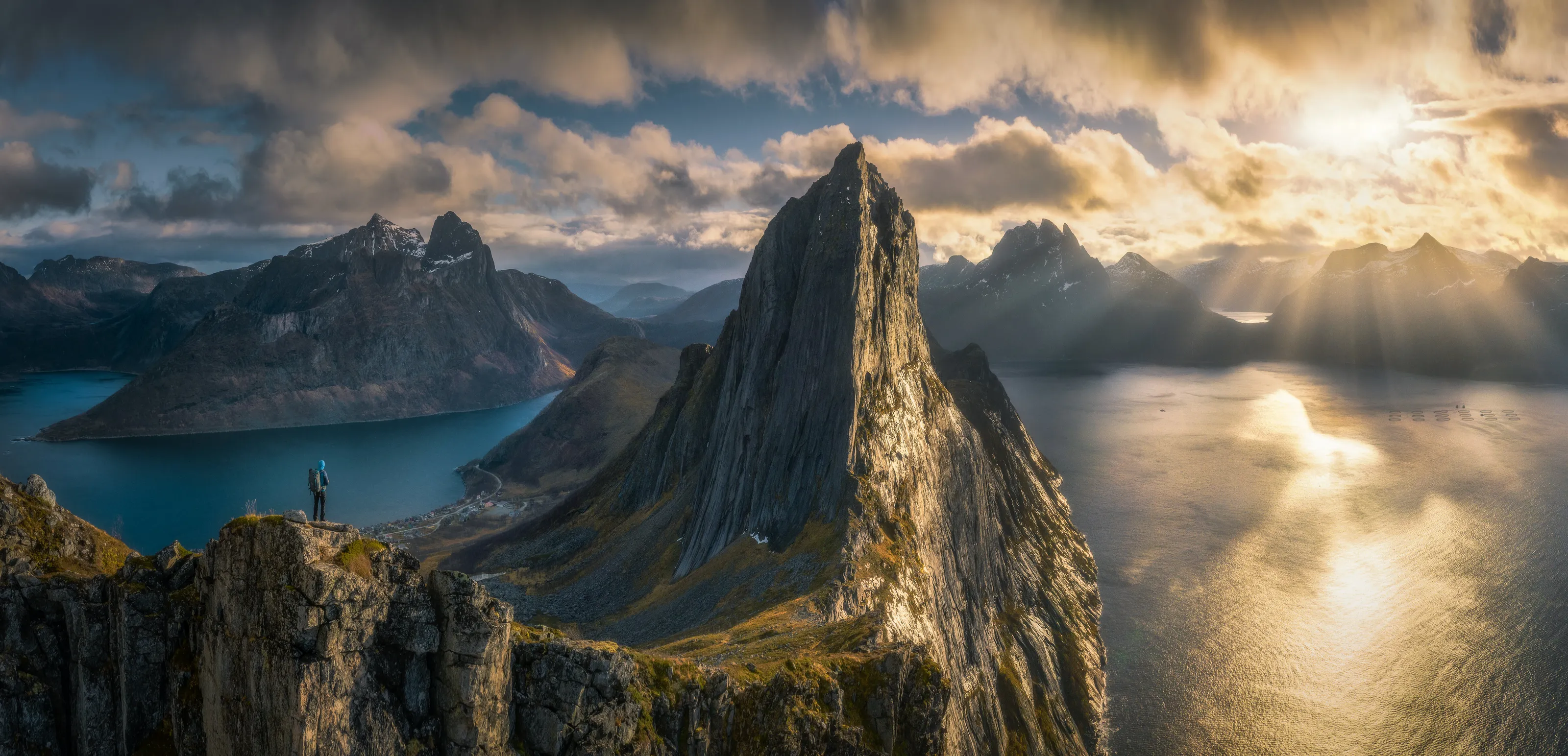 Senja at sunrise