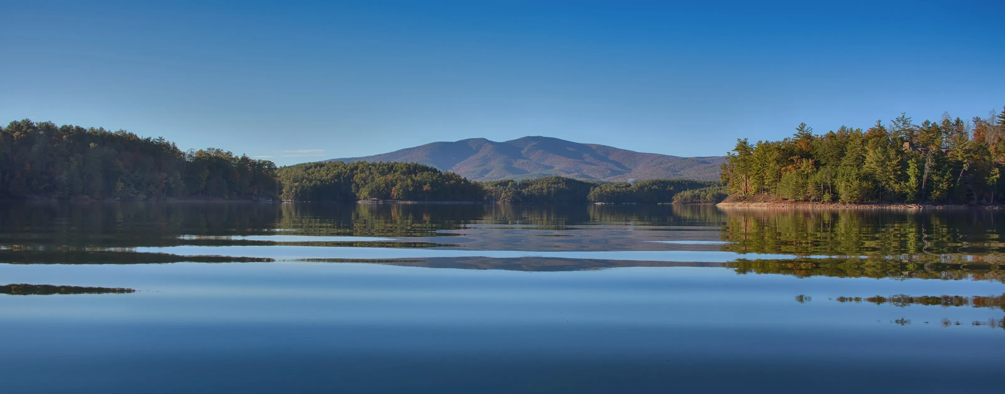 "Looking West" Zen Duder Lake James Collection The Blue Ridge Mountains Photographed from Lake James