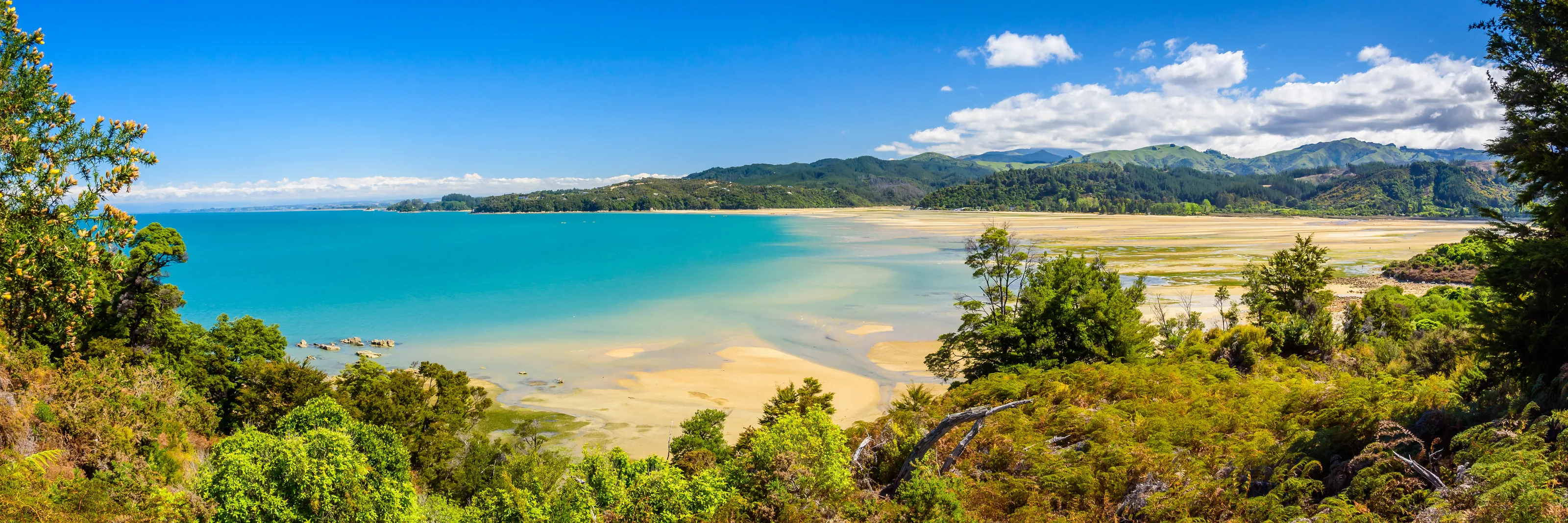 Abel Tasman Panorama, Marahau, New Zealand