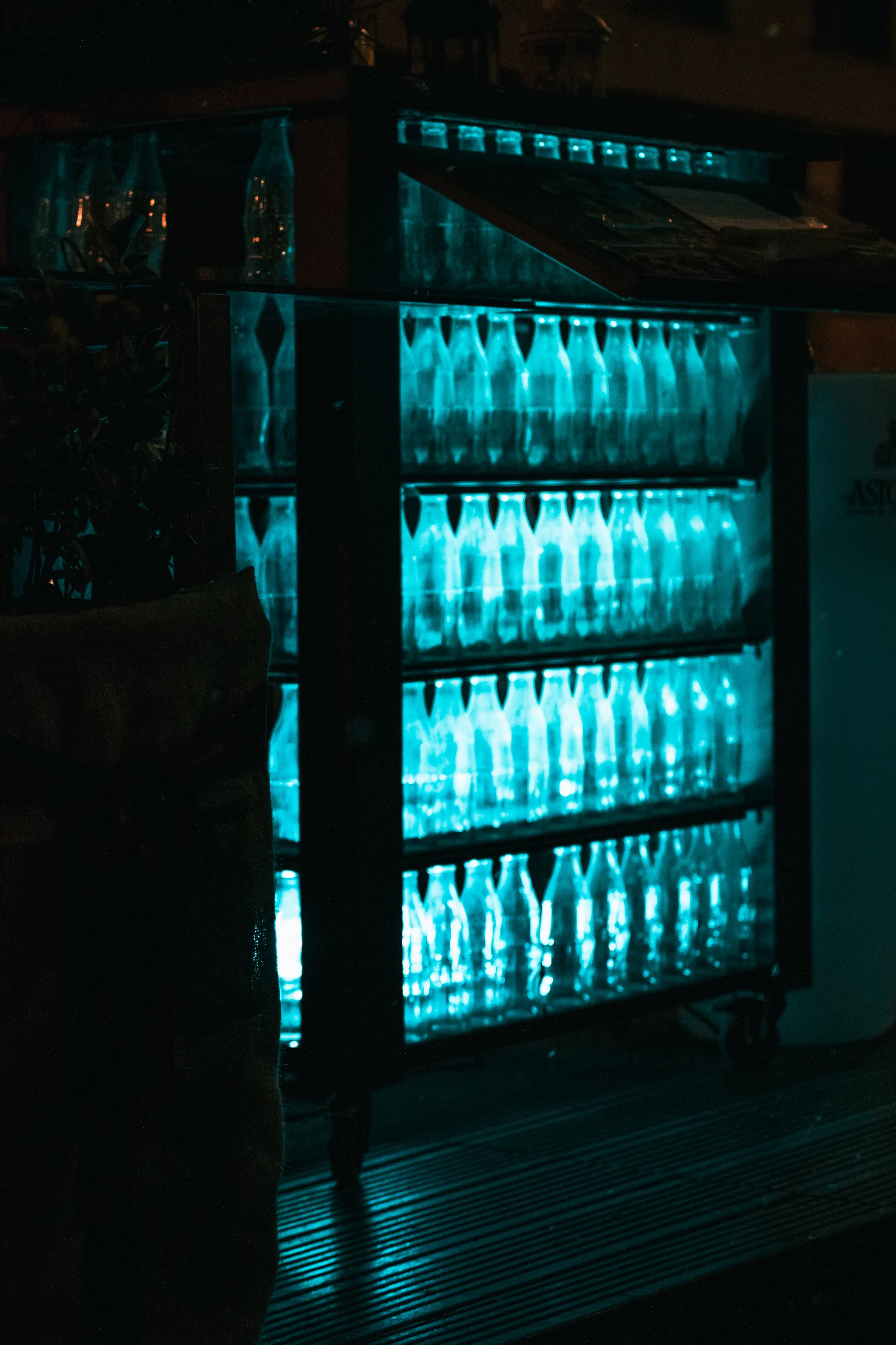 Blue minibar