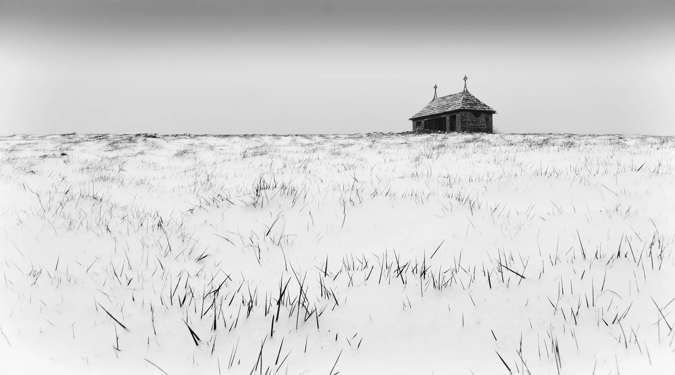 Memorial in the snow