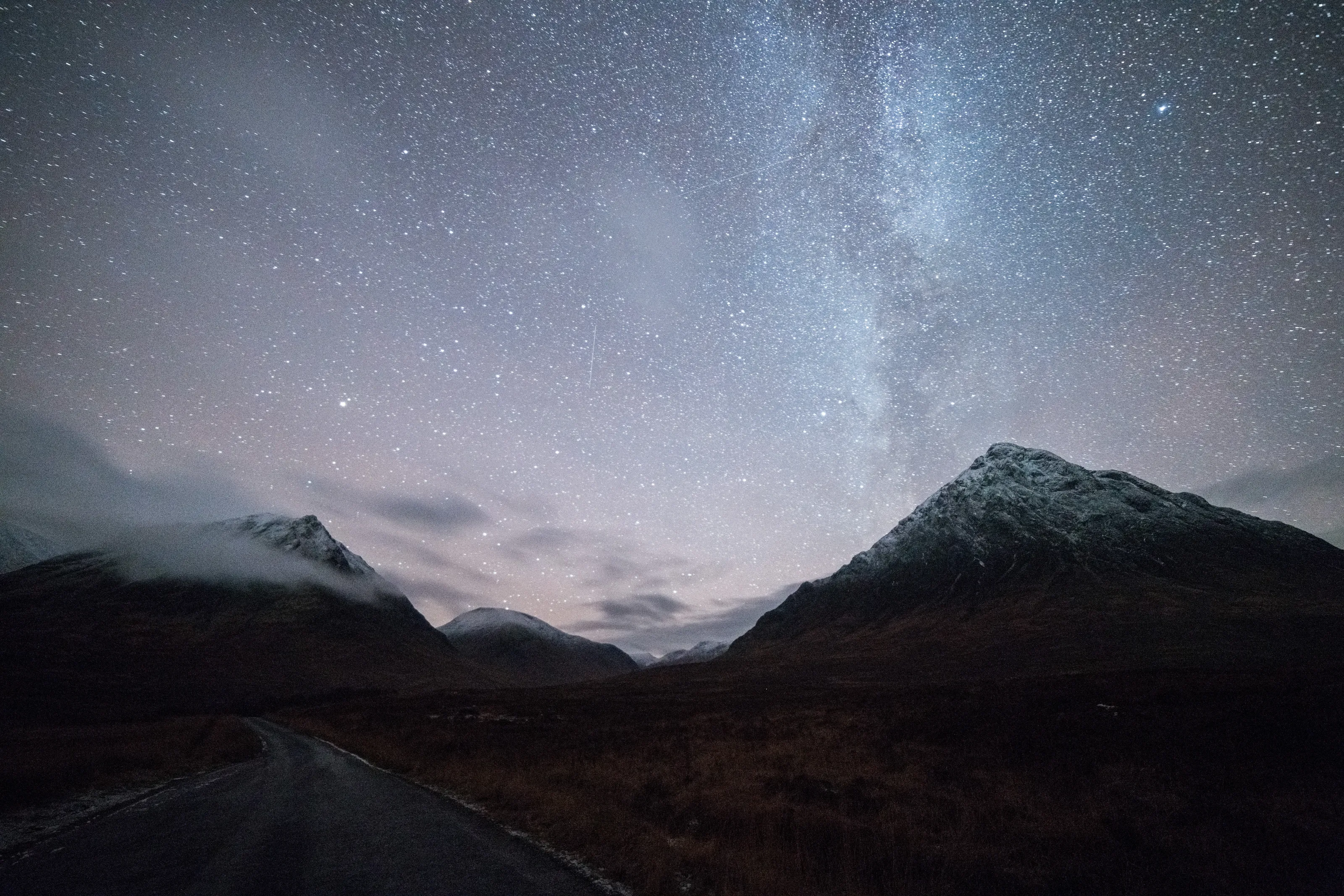 Milky way and Etive mor