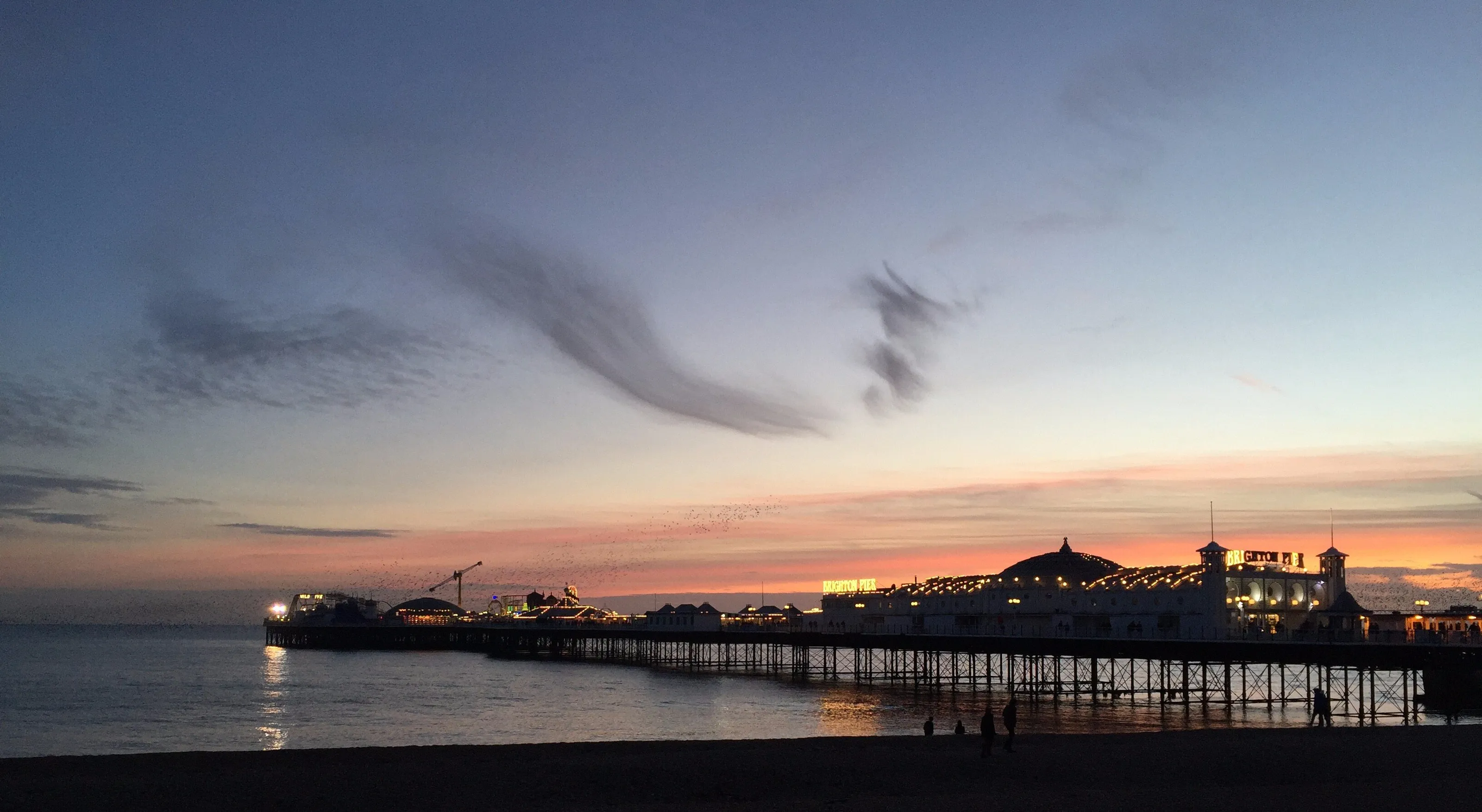 Brighton Pier at Sunset