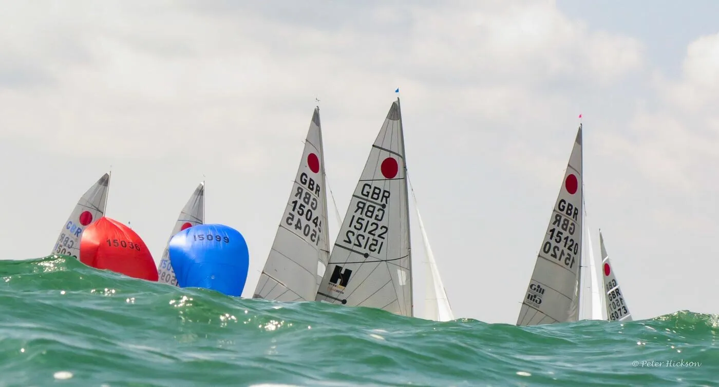 Fireballs sailing hull down