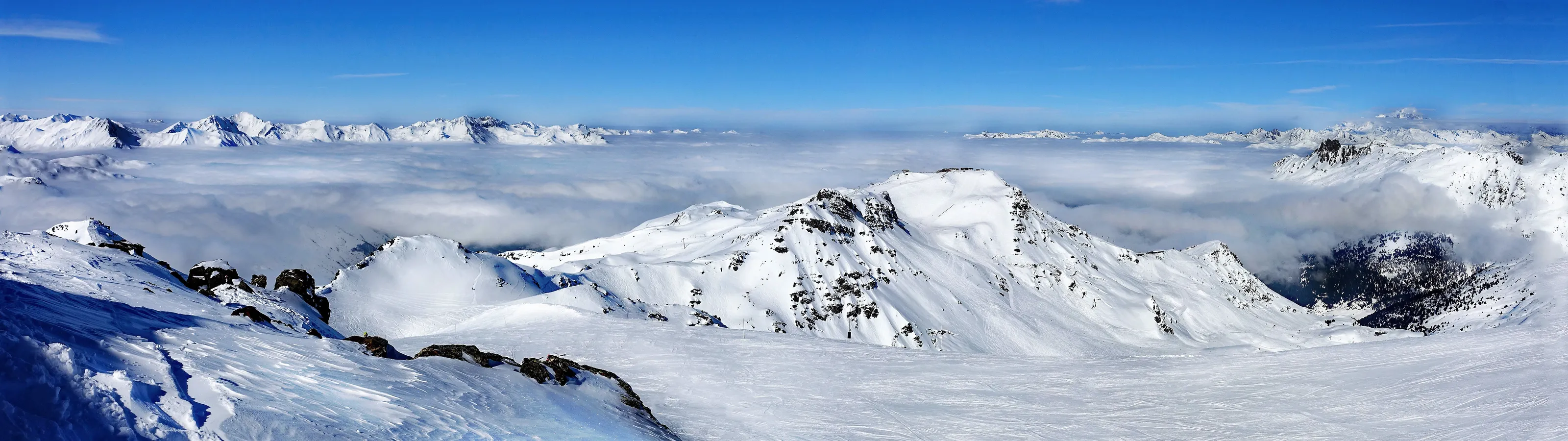 Above the clouds
