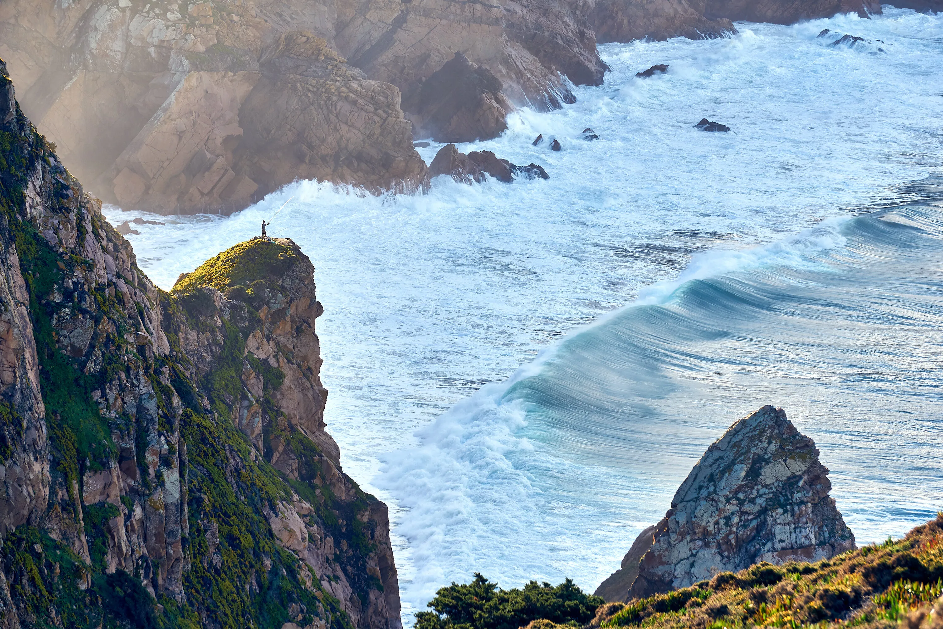 Fishing on the edge of the world