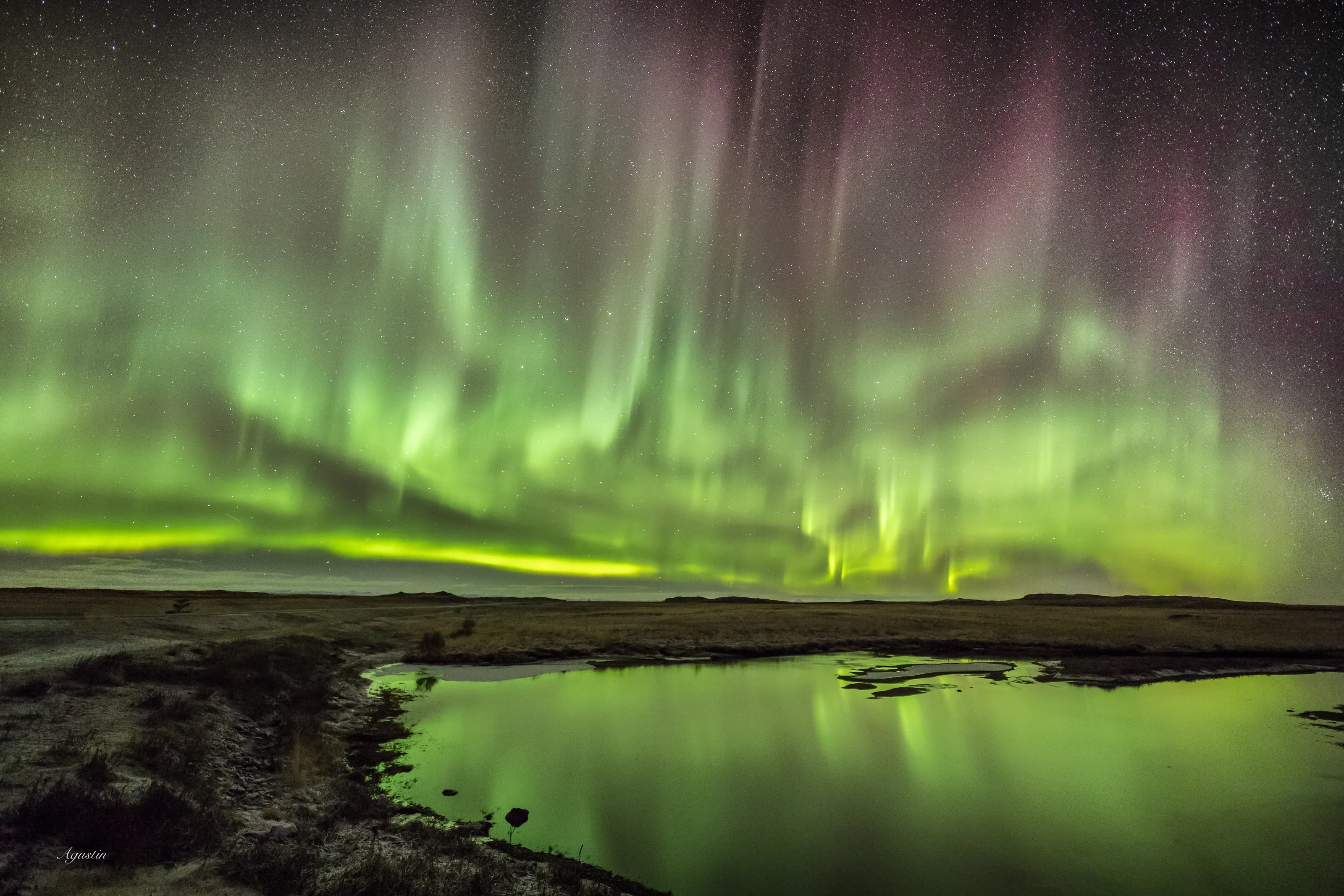 Northern Lights reflected!