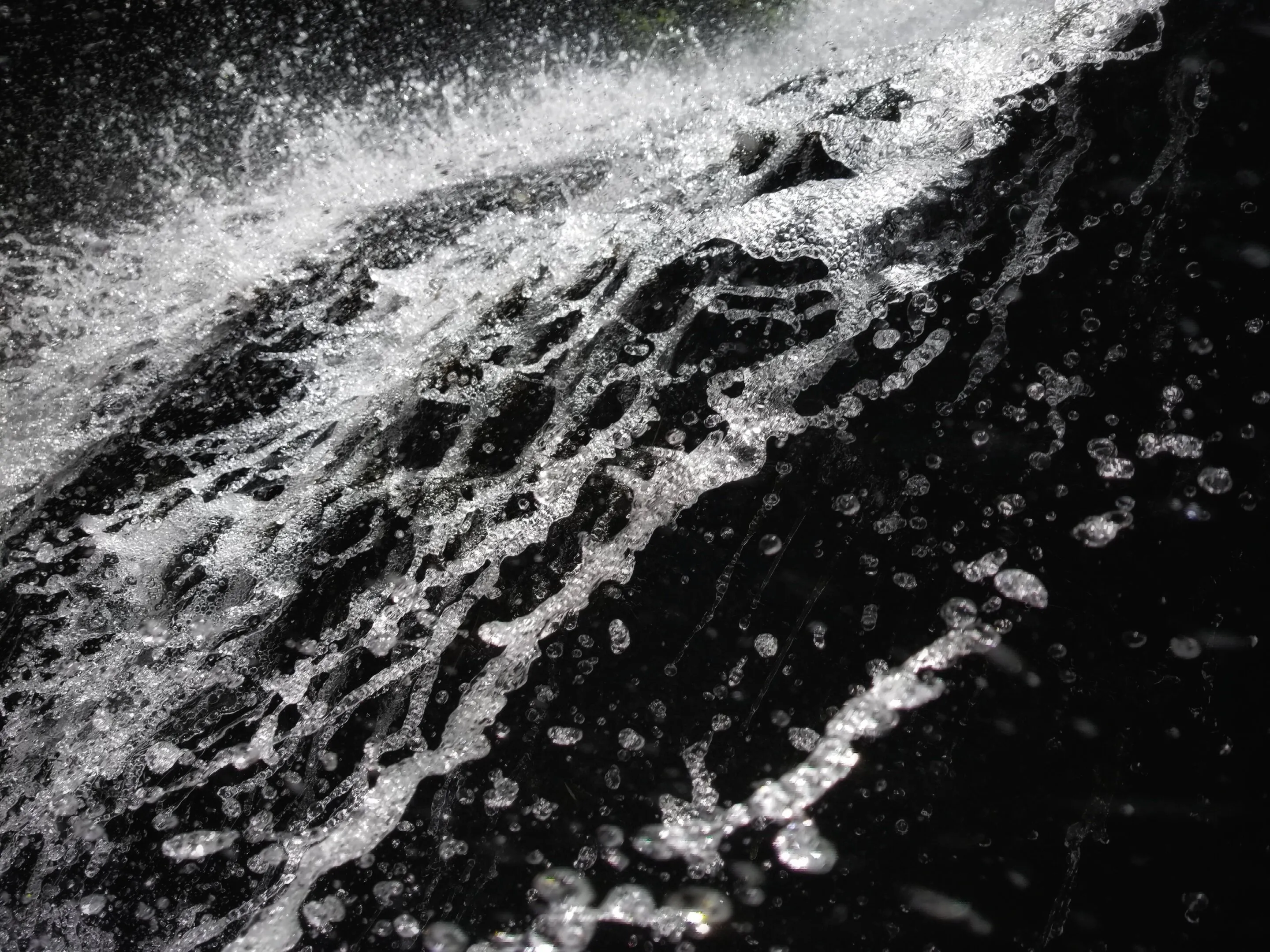 Water over Rocks