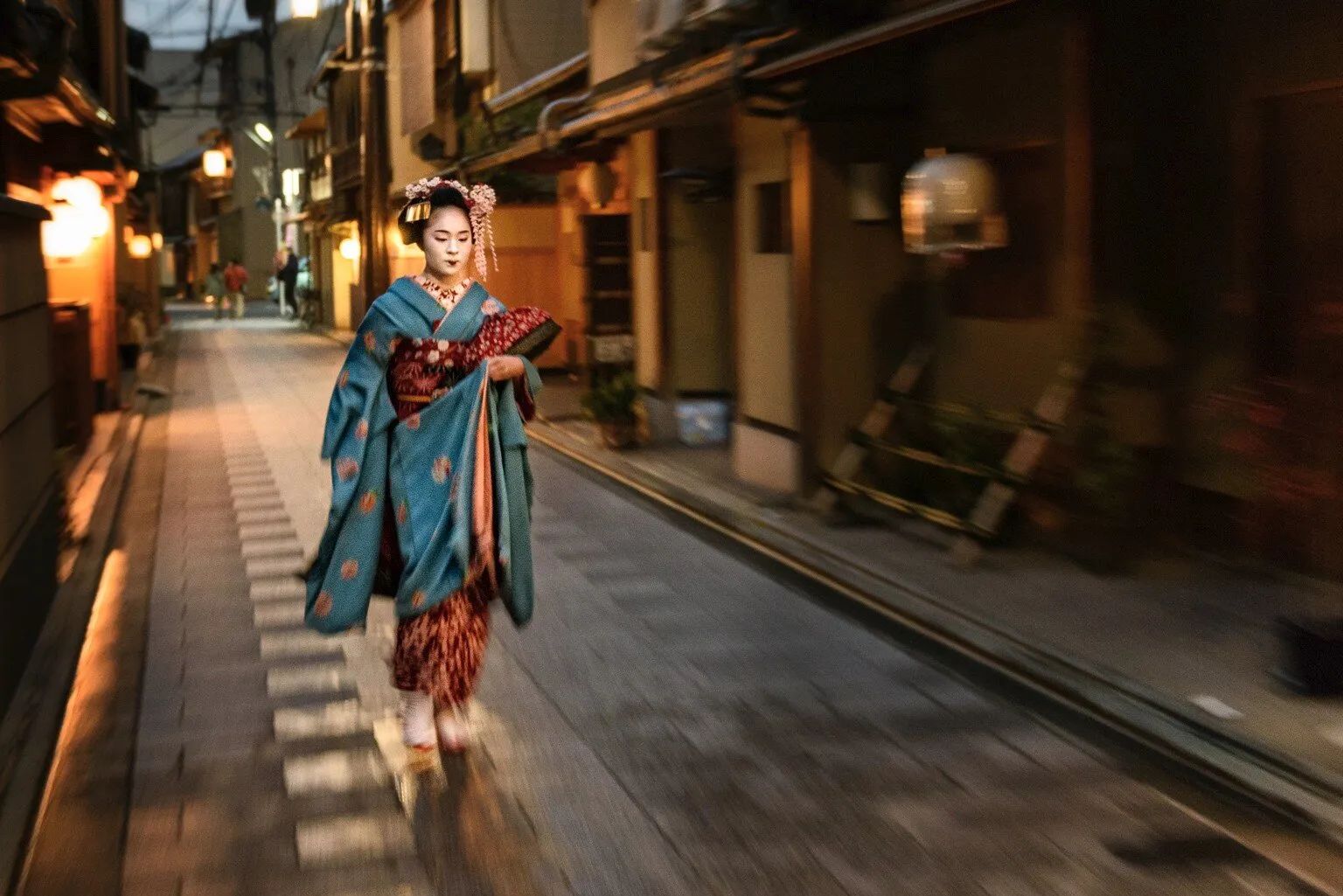 Walking through the night