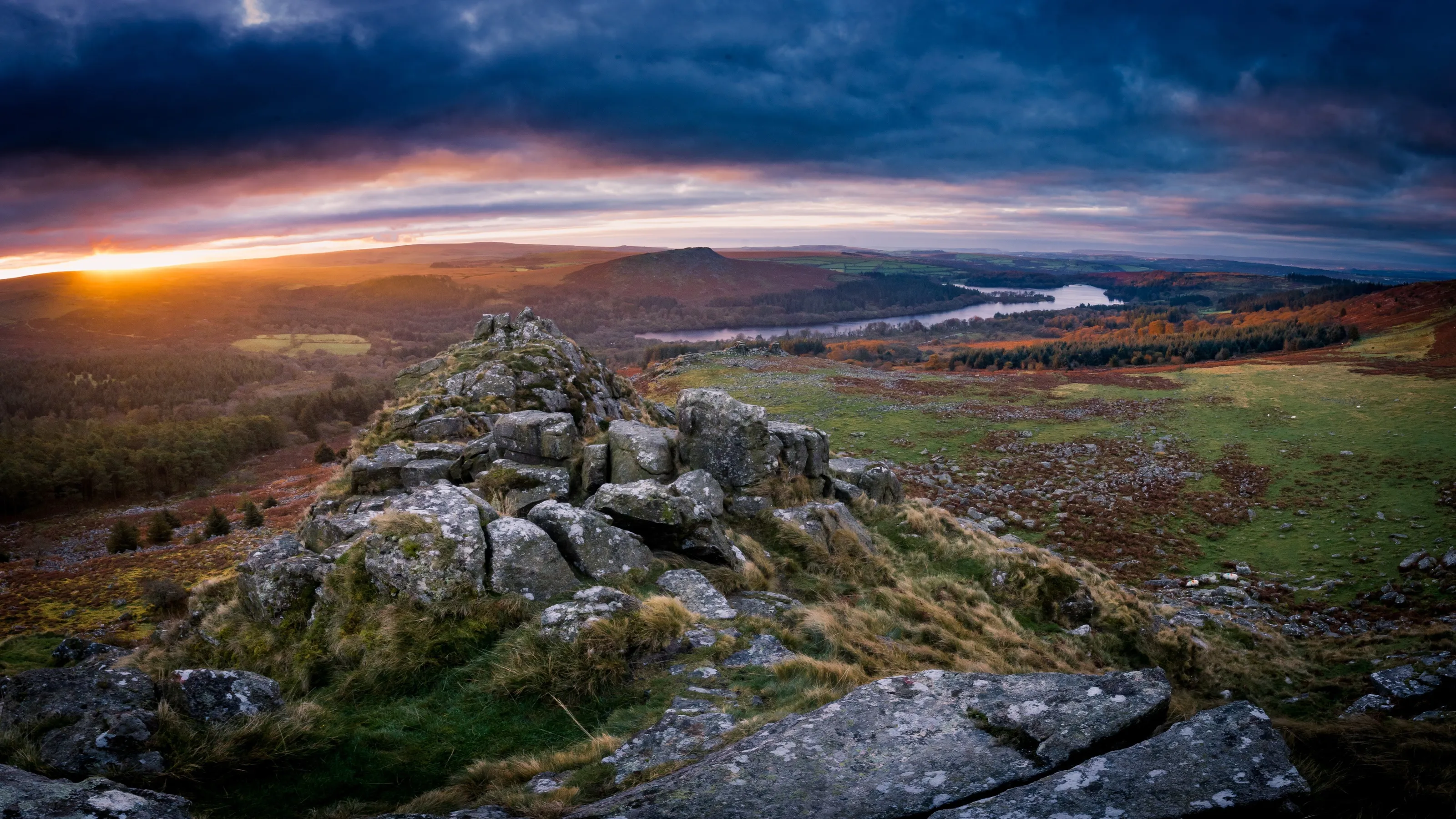 Sunrise over Burrator