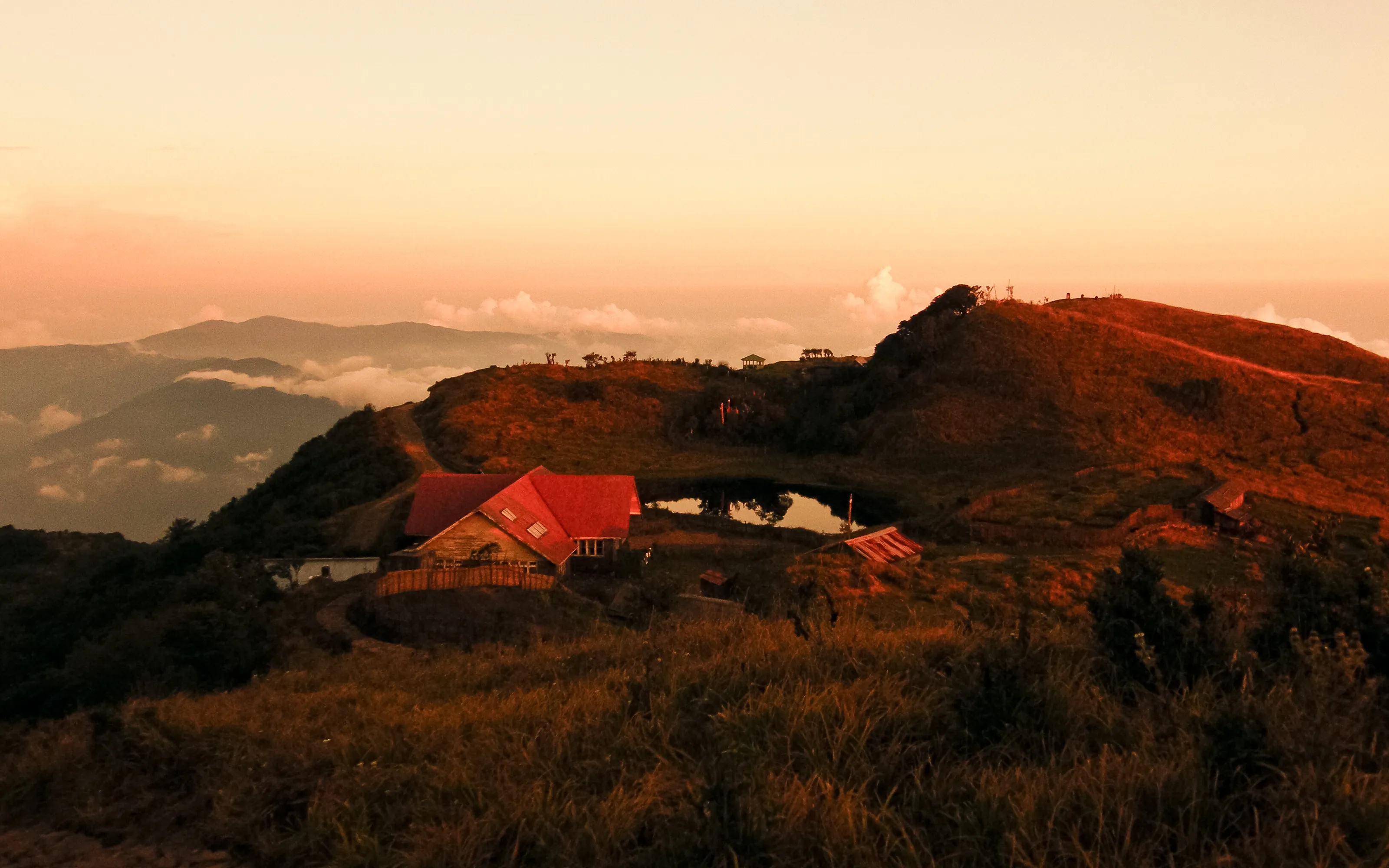Sunset from Himalayan Foothills