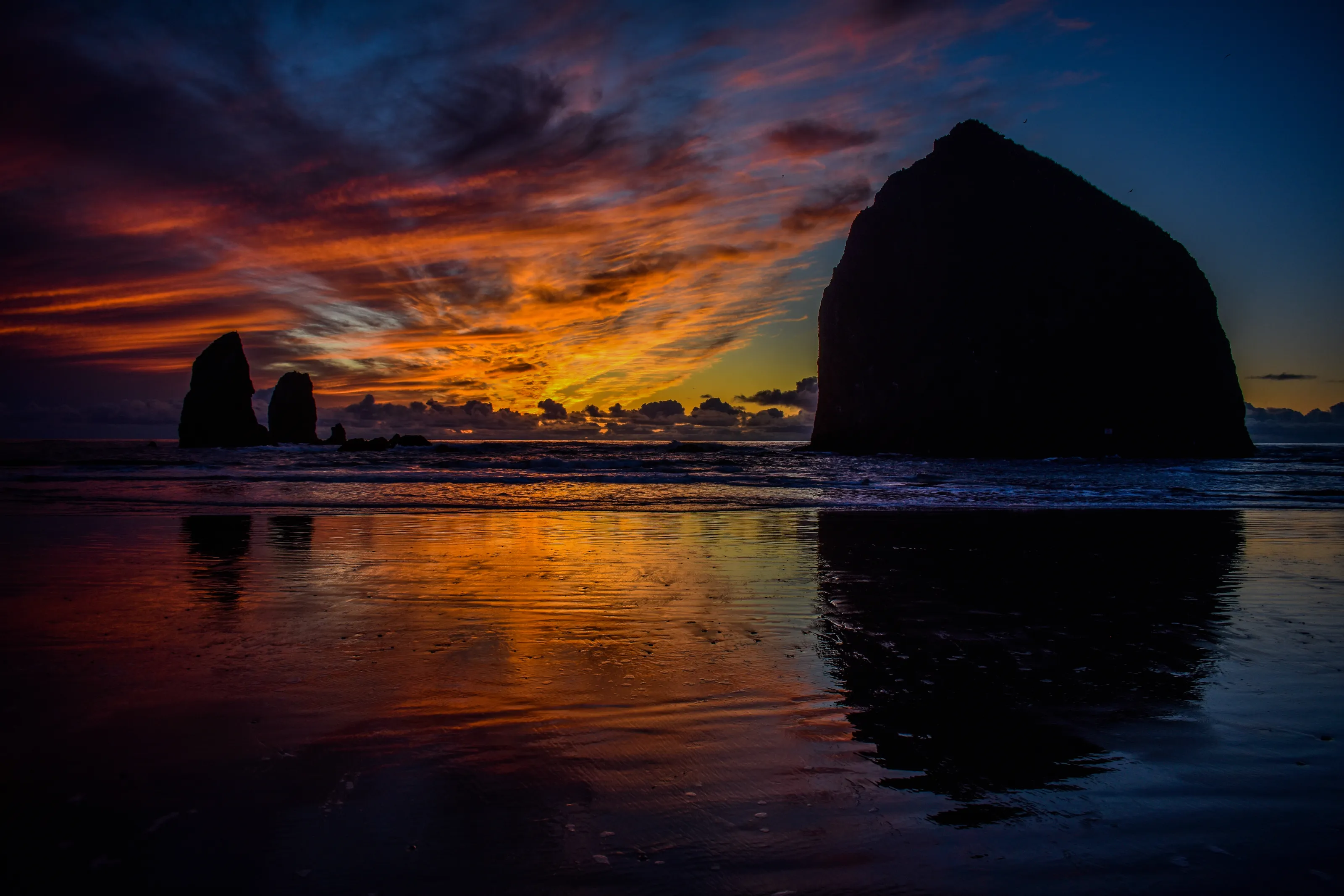 Haystack Rock Sunset