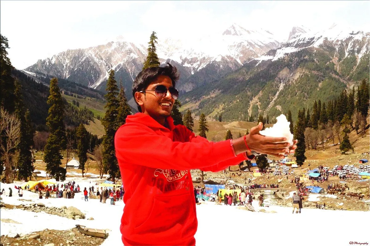 Ice on Gulmarg