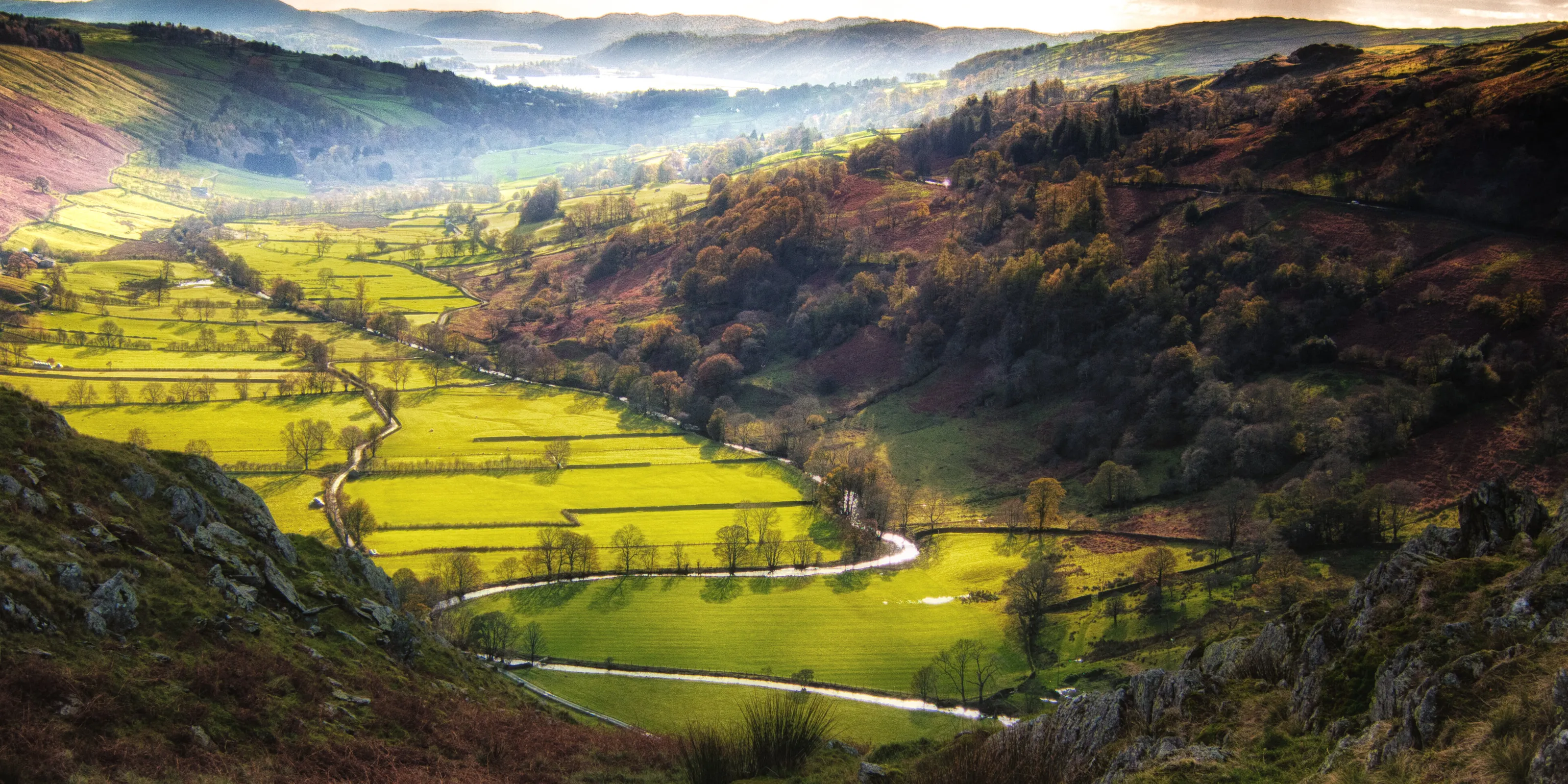 Autumn in Troutbeck Valley,  Cumbria