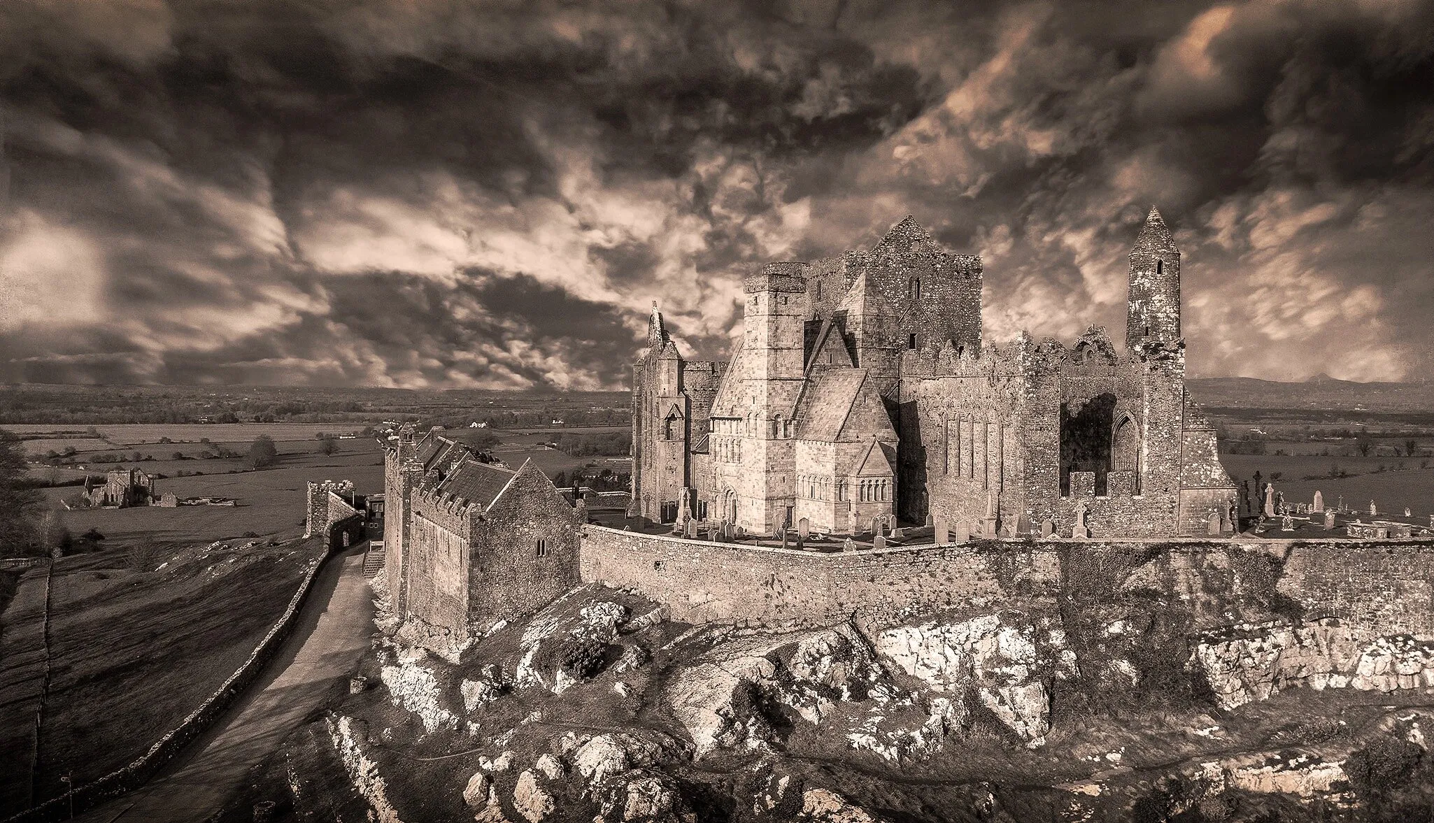 The Rock of Cashel, cashel of the Kings and St. Patrick's Rock