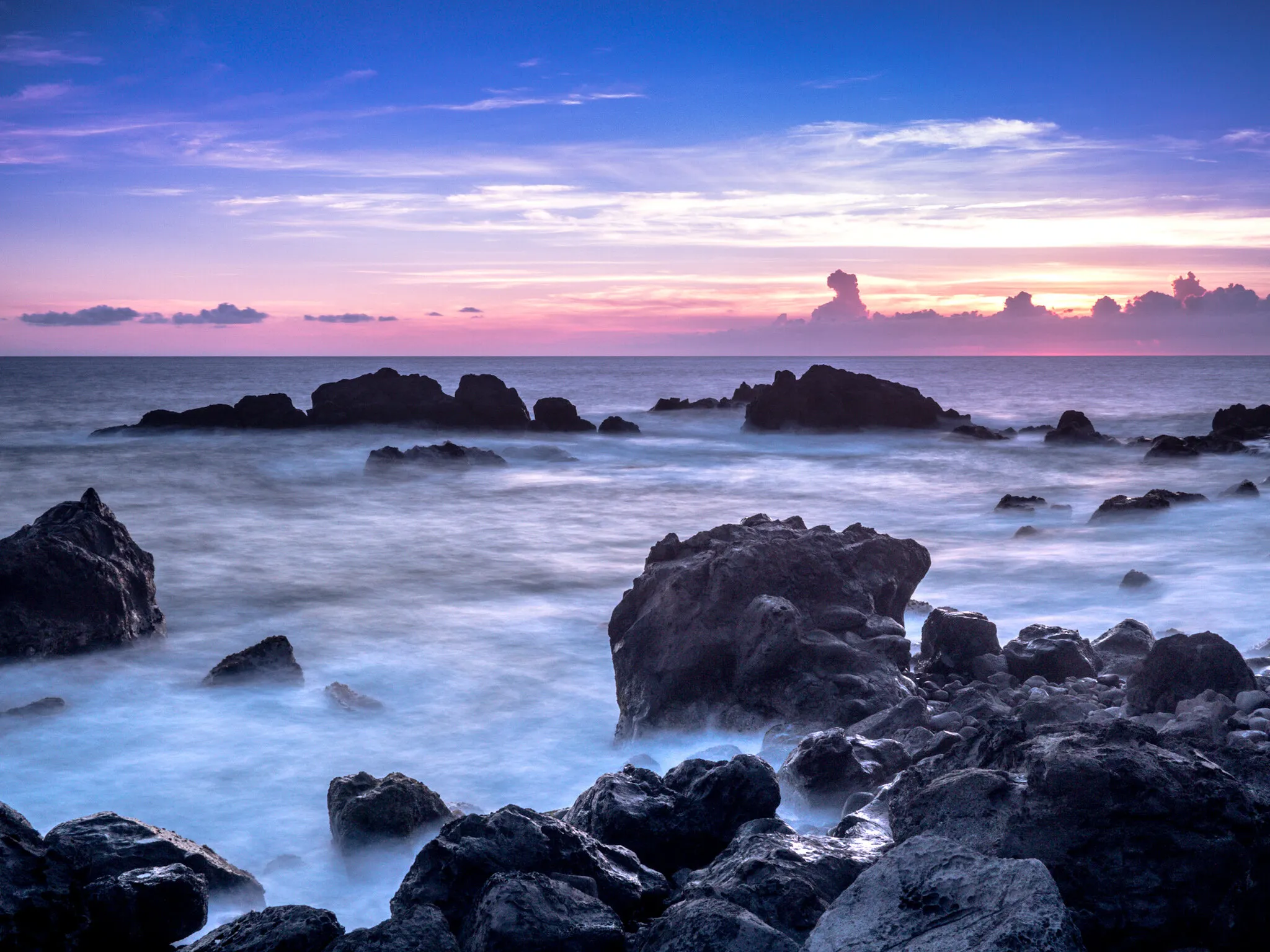Blue sunset