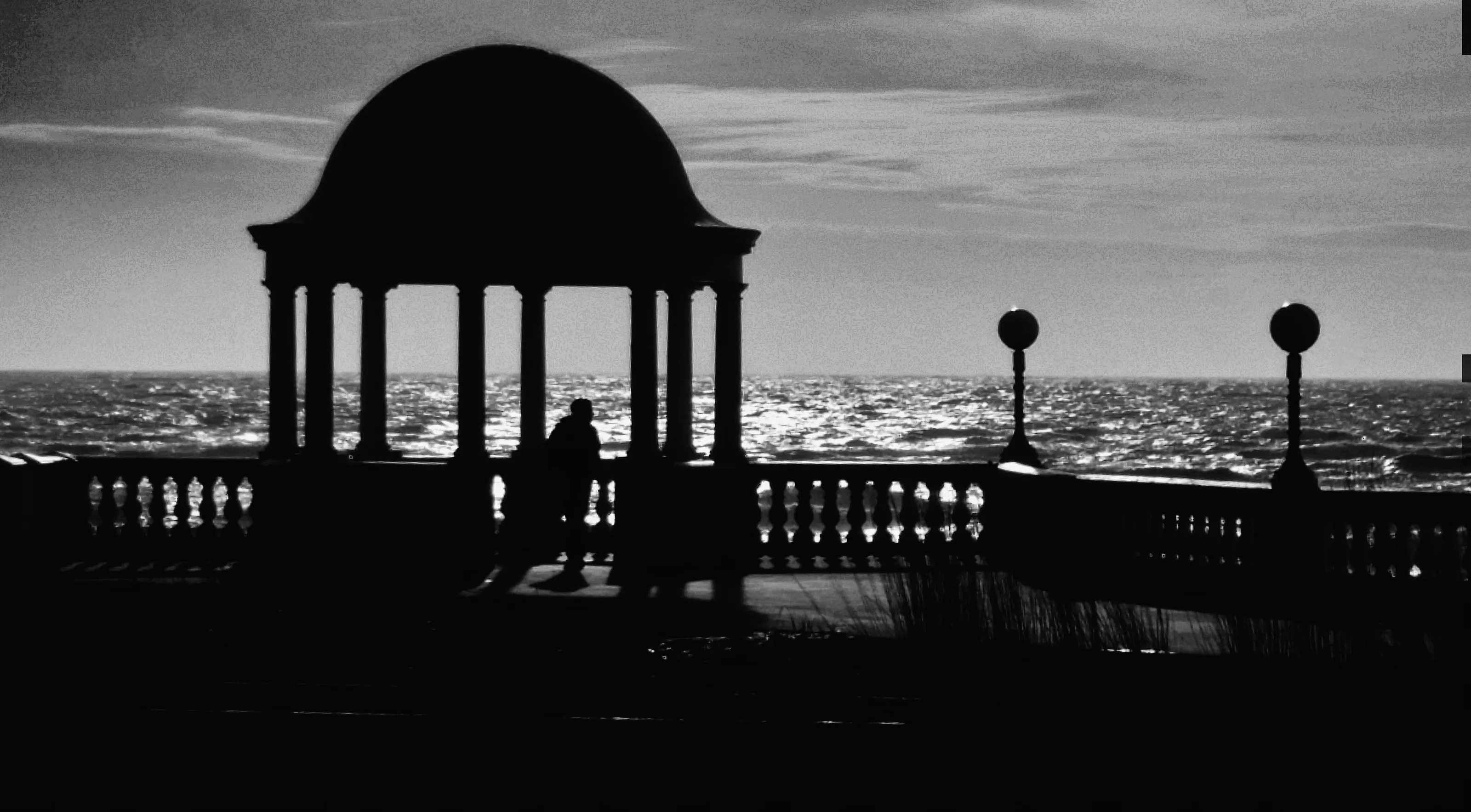 Man in the Colonnade