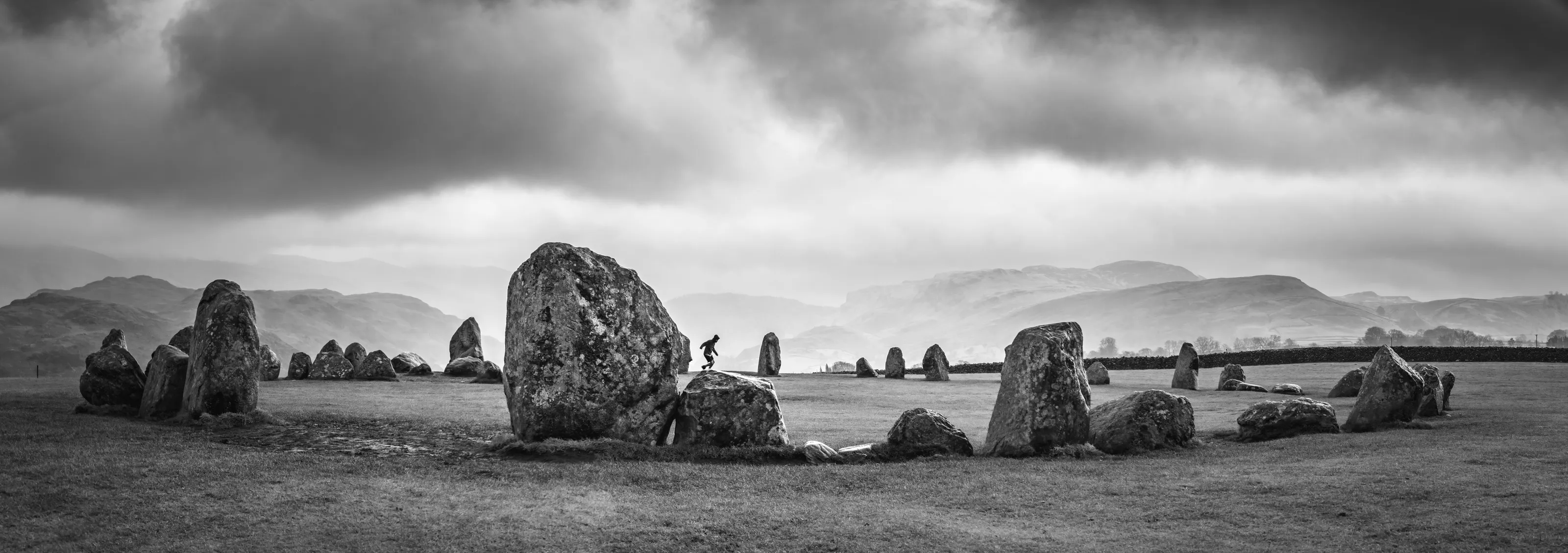 Storm Runner at Castlerigg Stone Circles