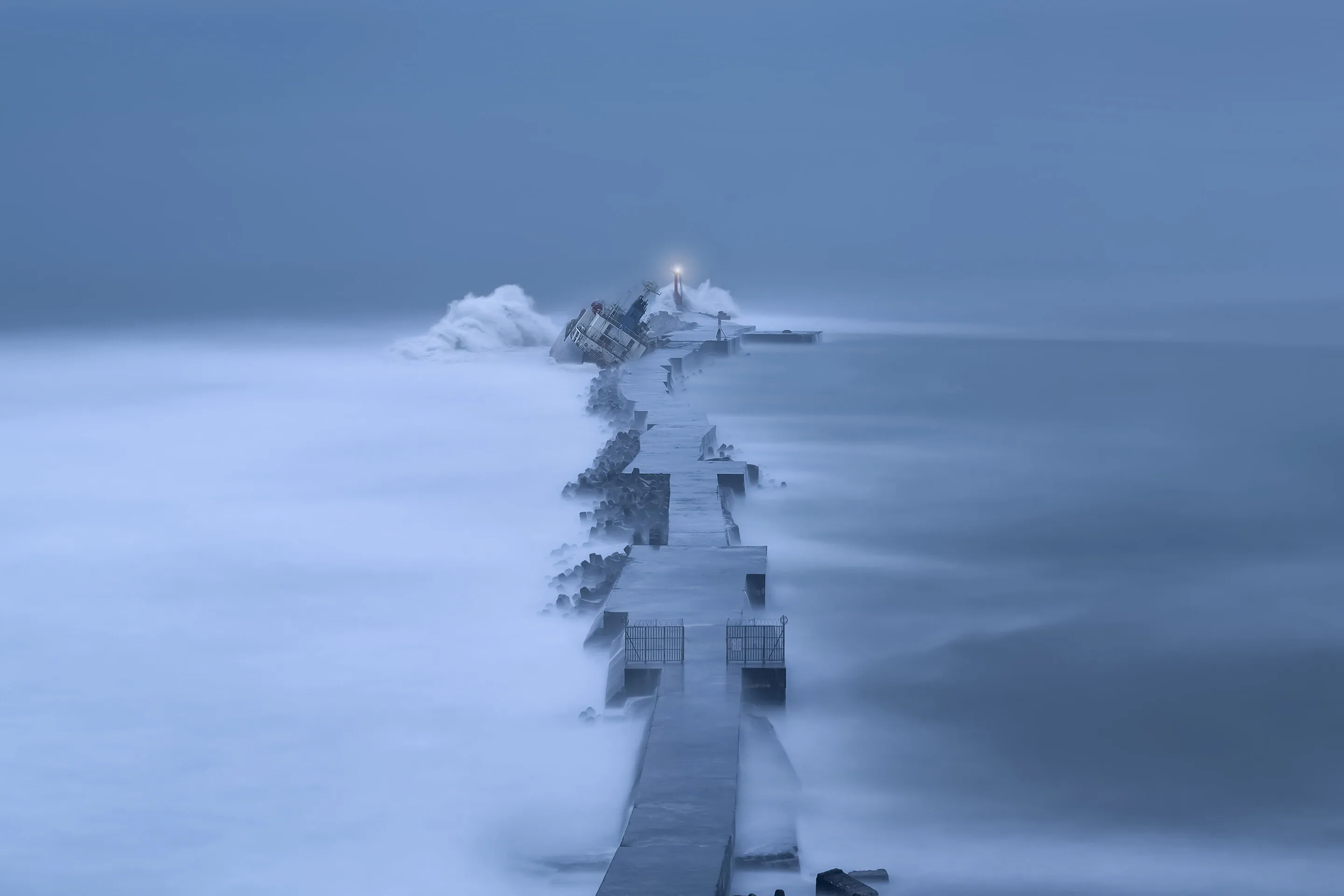 The ship of stranded