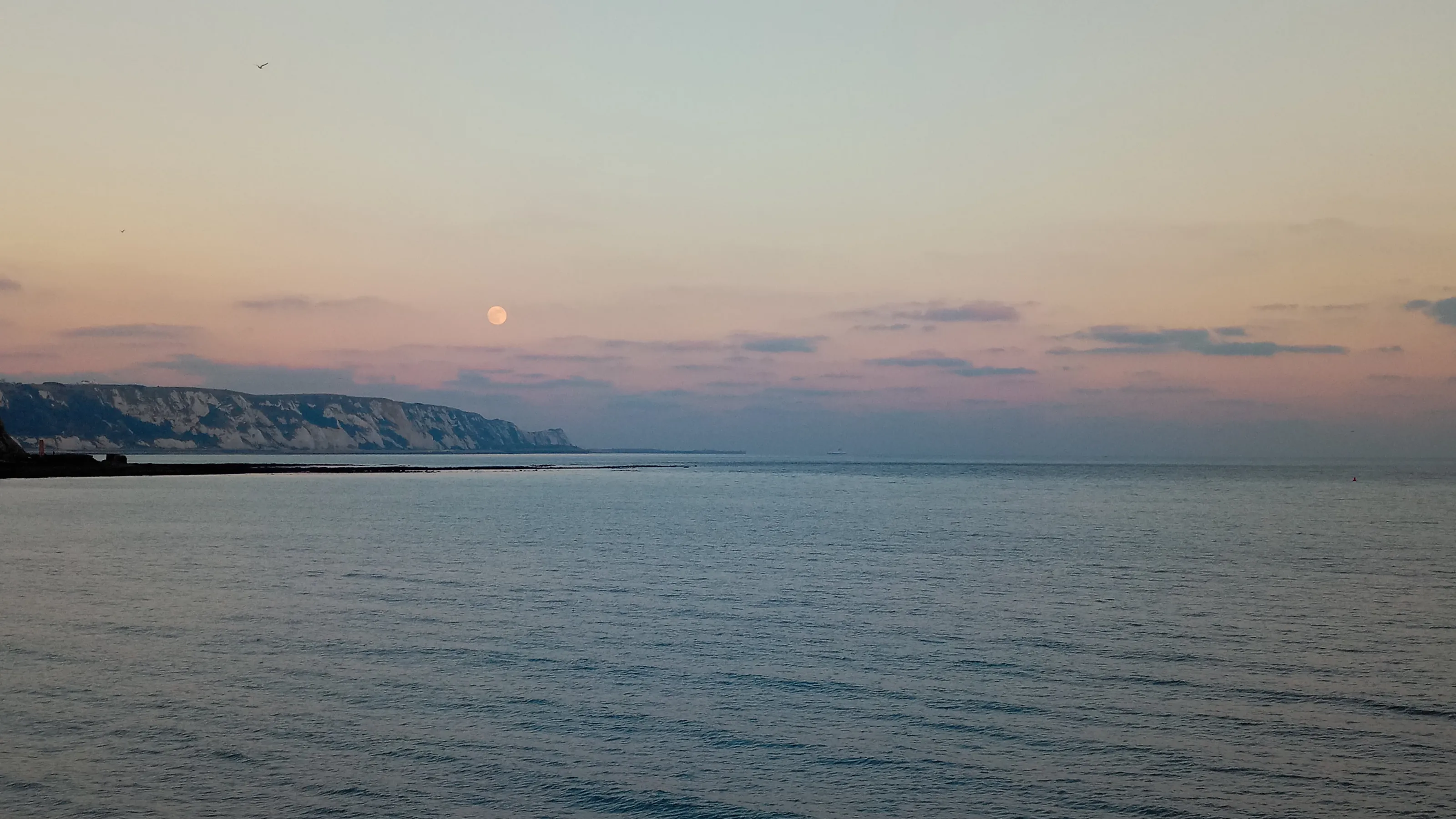 Moon rising