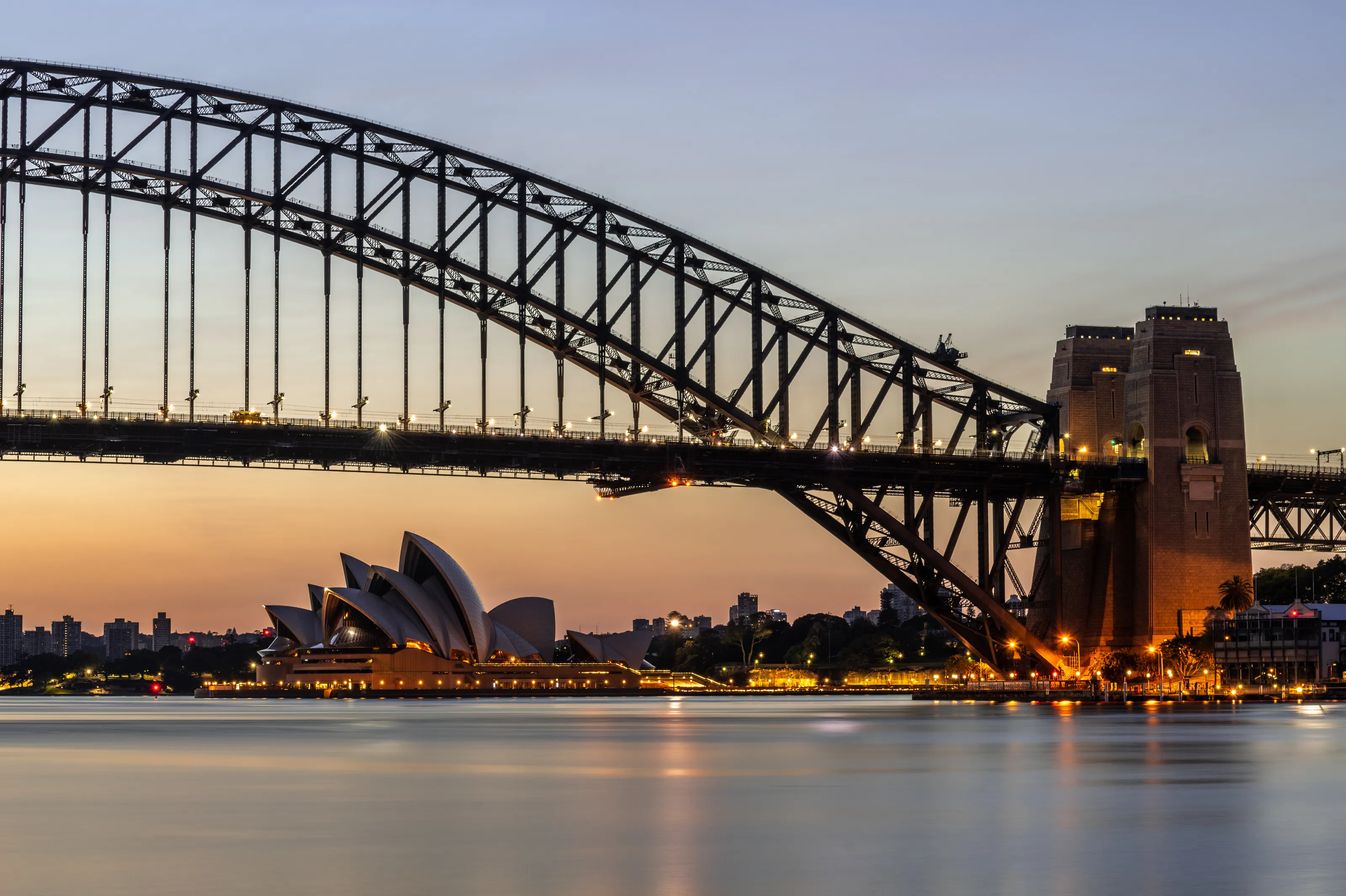 Morning Glow - Sydney Harbour