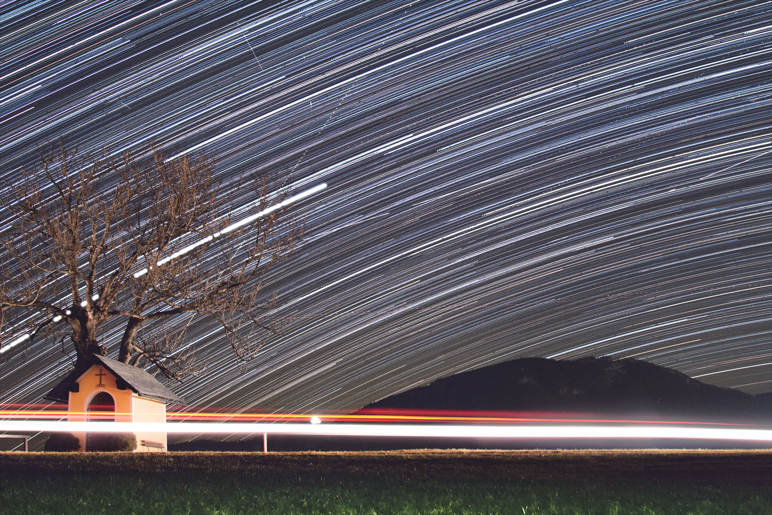 Birthday Star Trails