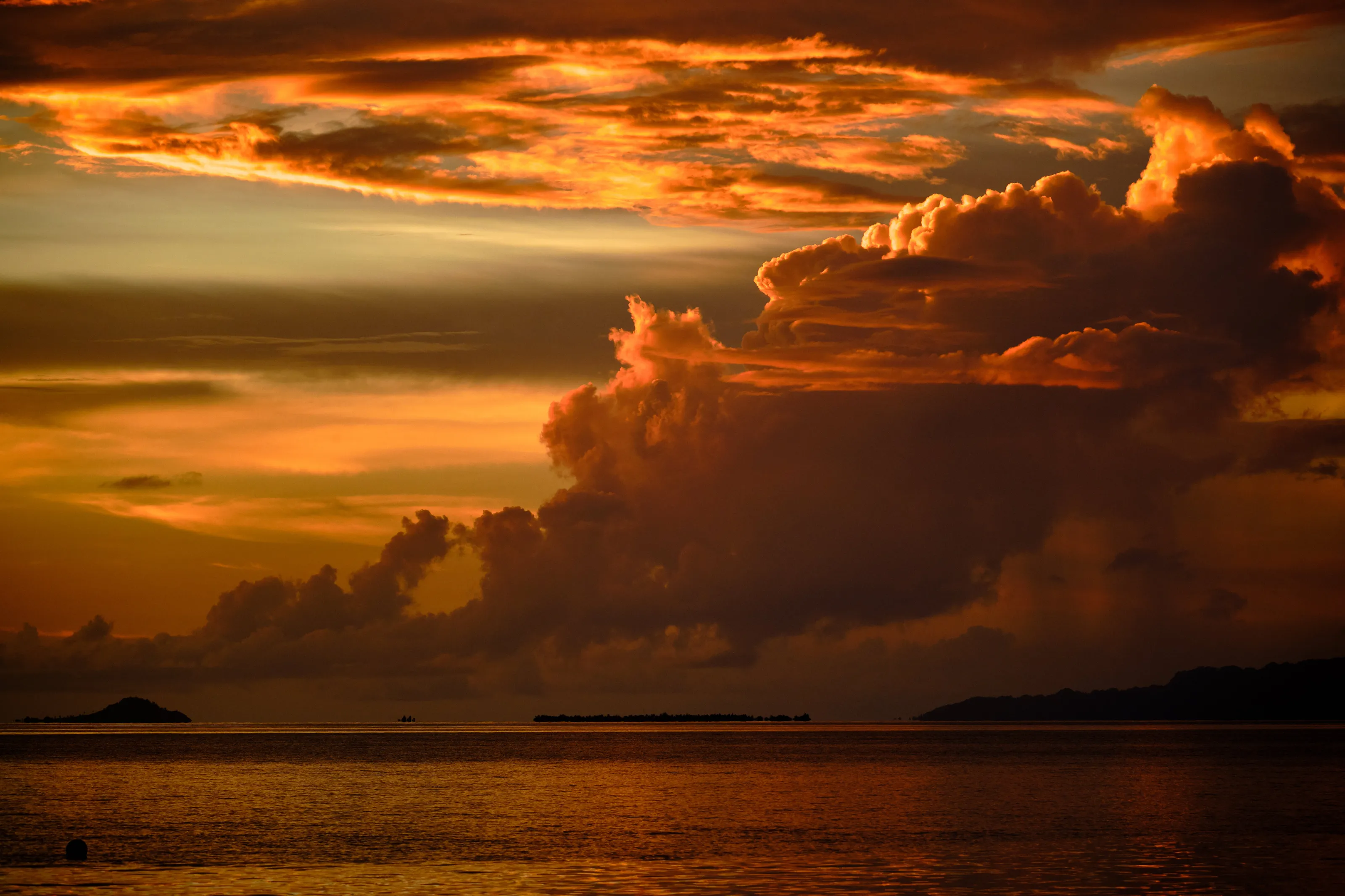 Sunset in West Papua