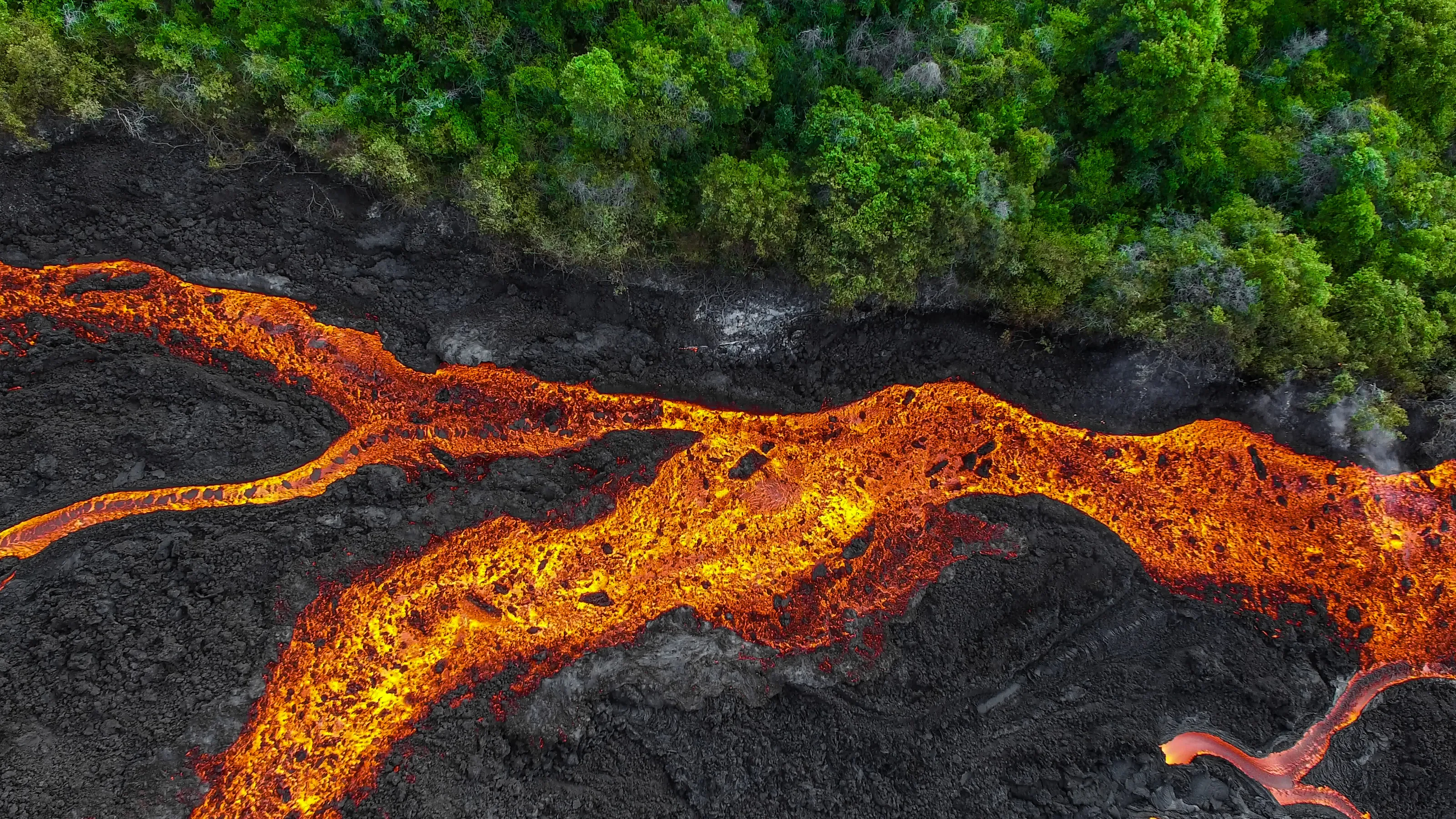 Lava river