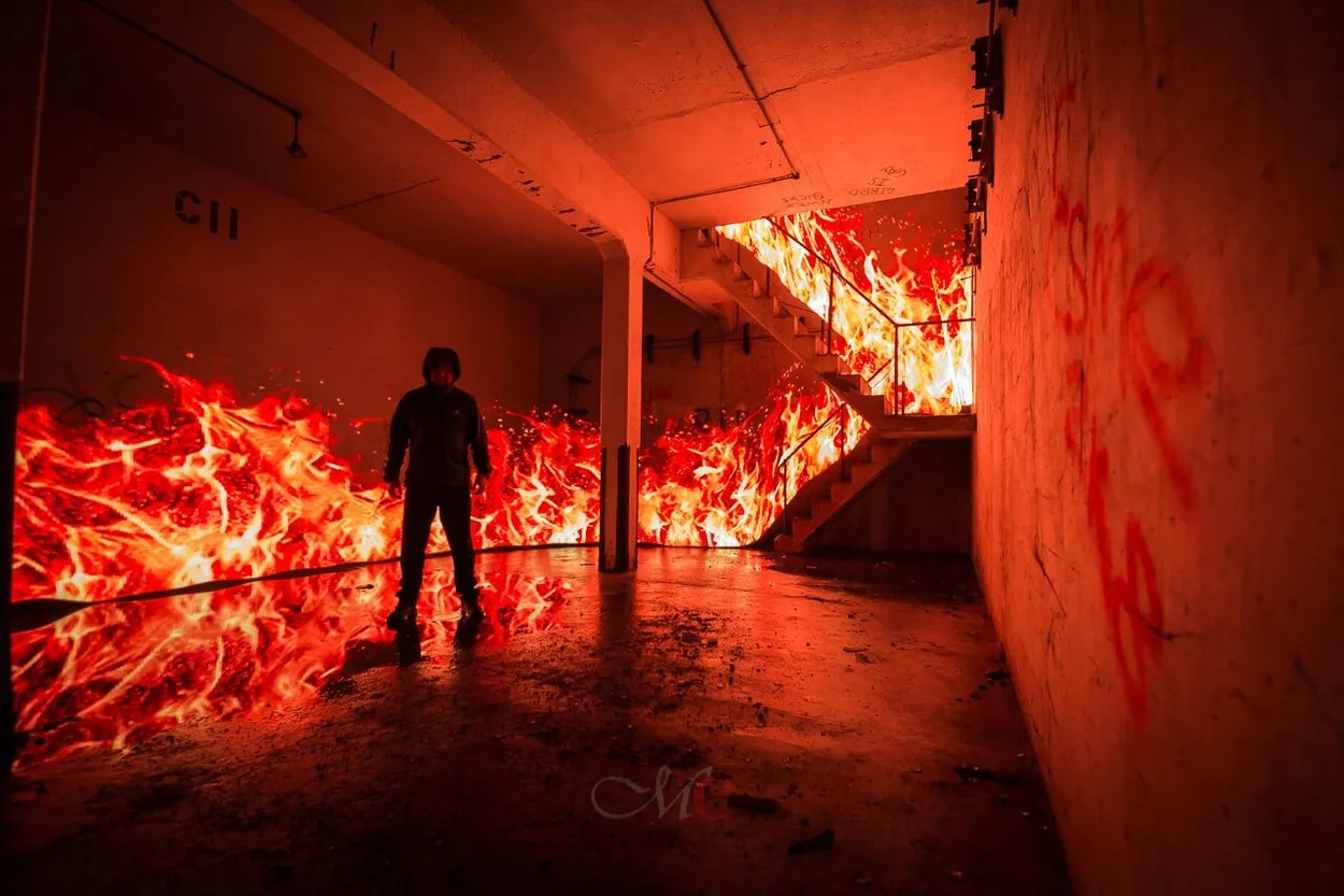 Flaming Portrait