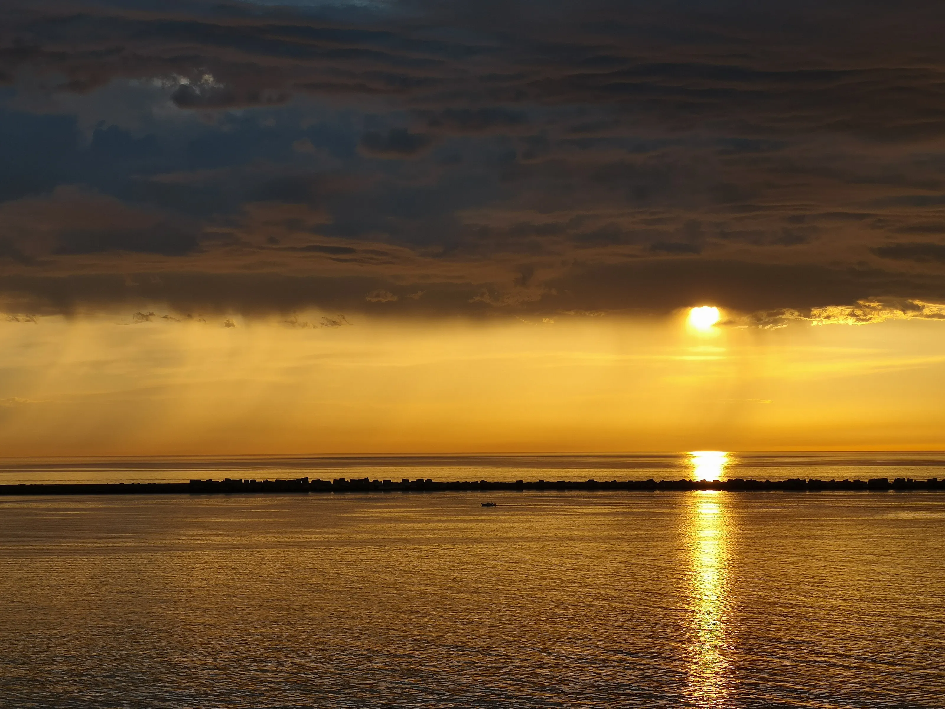 Augusta Breakwater Sunrise
