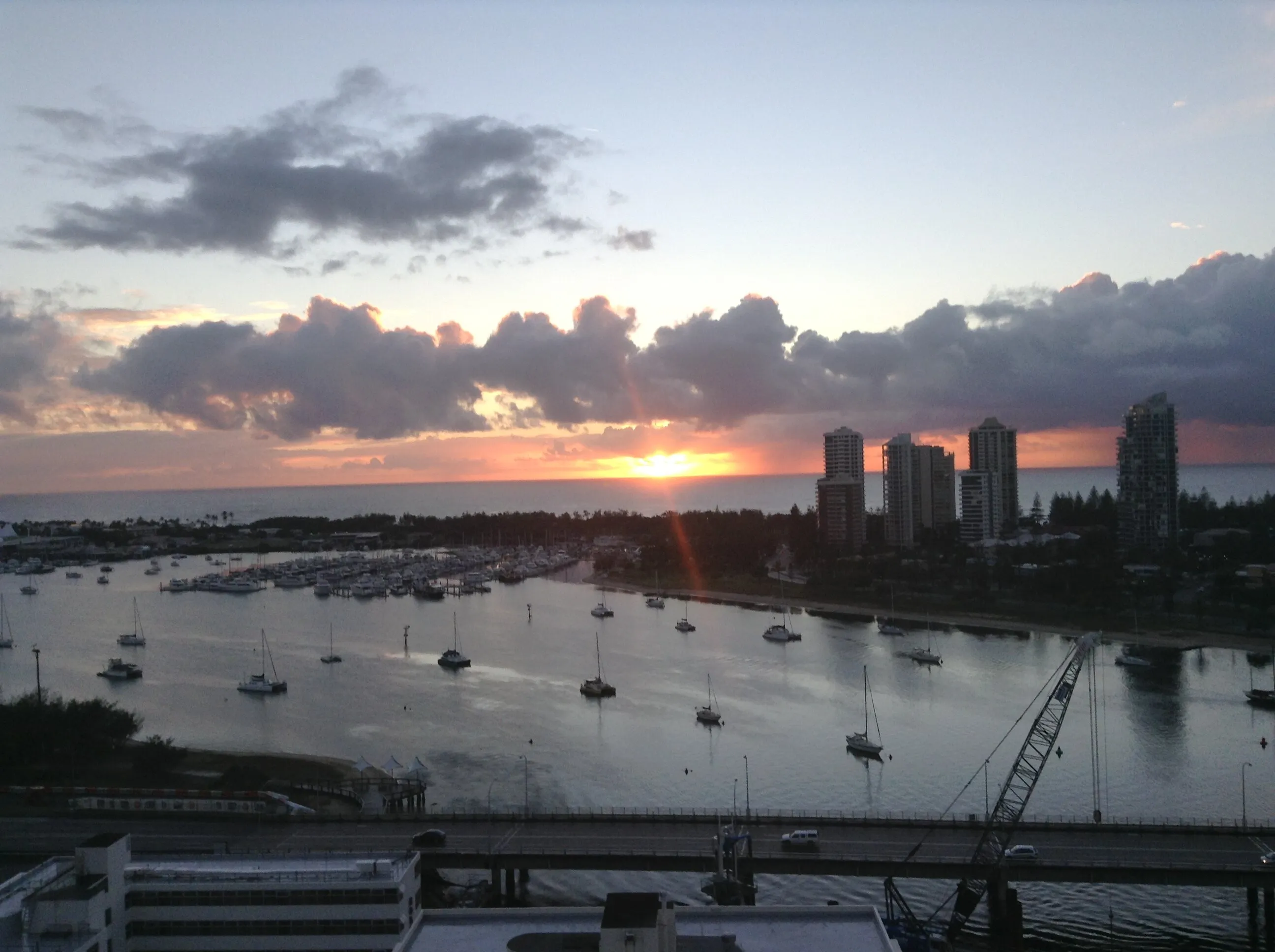 Dusk at southport