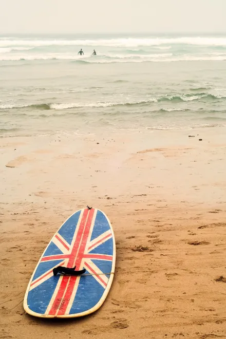 Union jack surfboard
