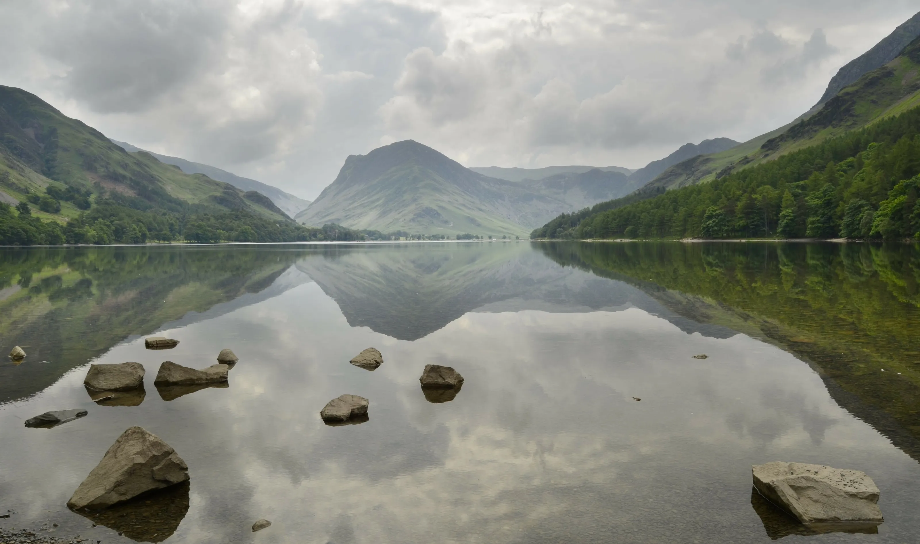 Buttermere looking towards Fleetwith Pike