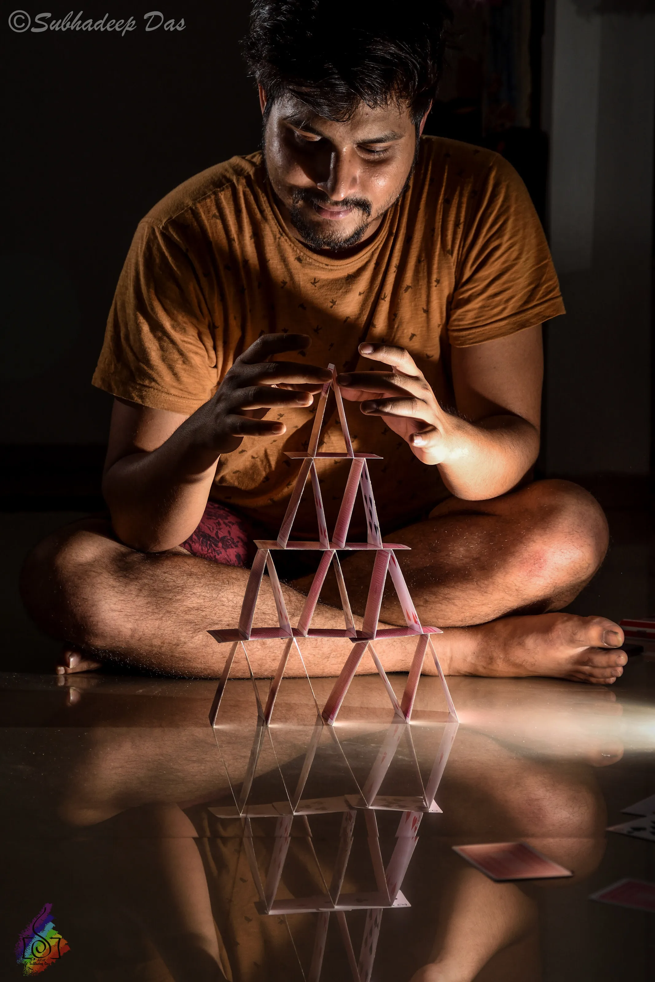 preparation of house of cards