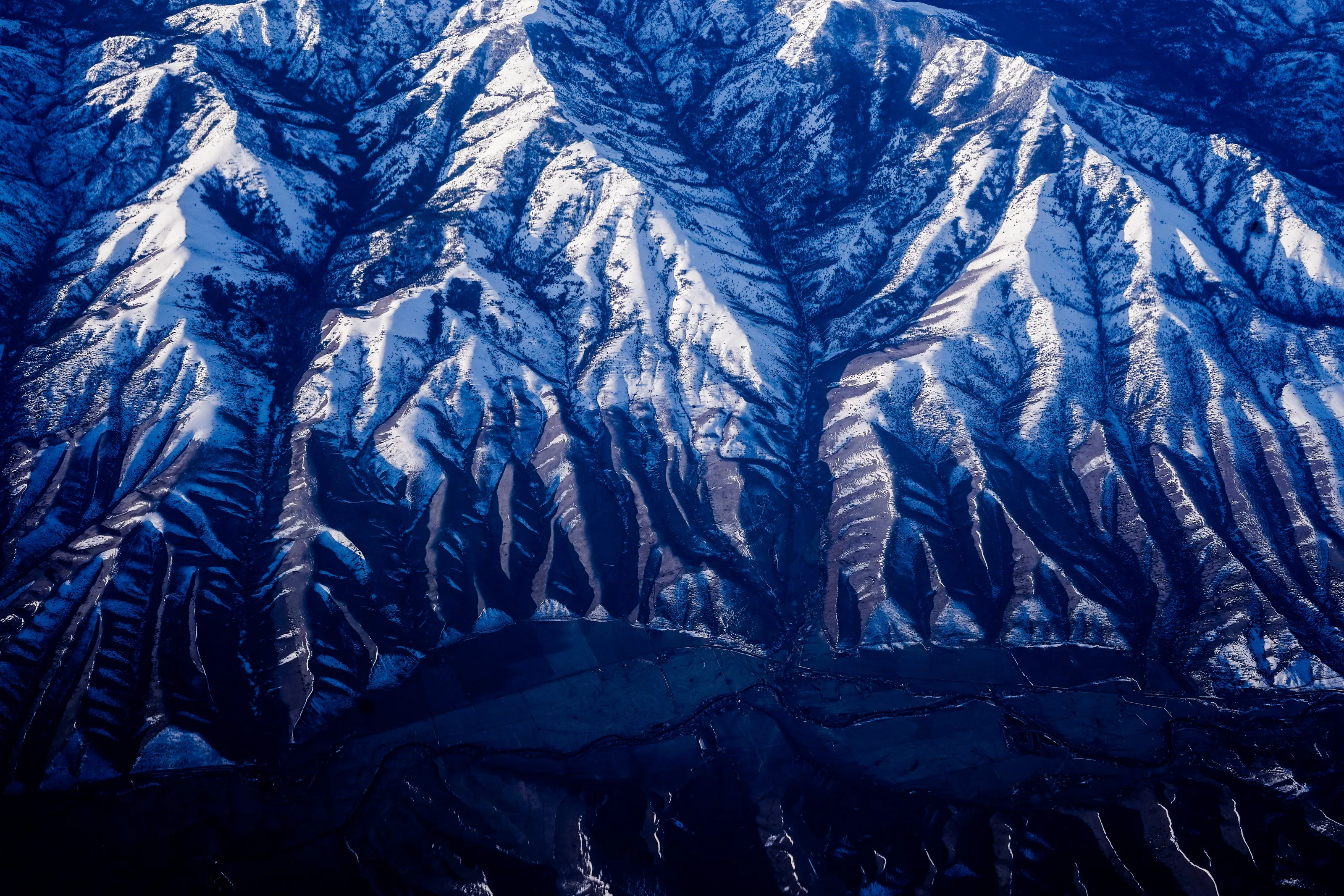 Mountain from Airplane