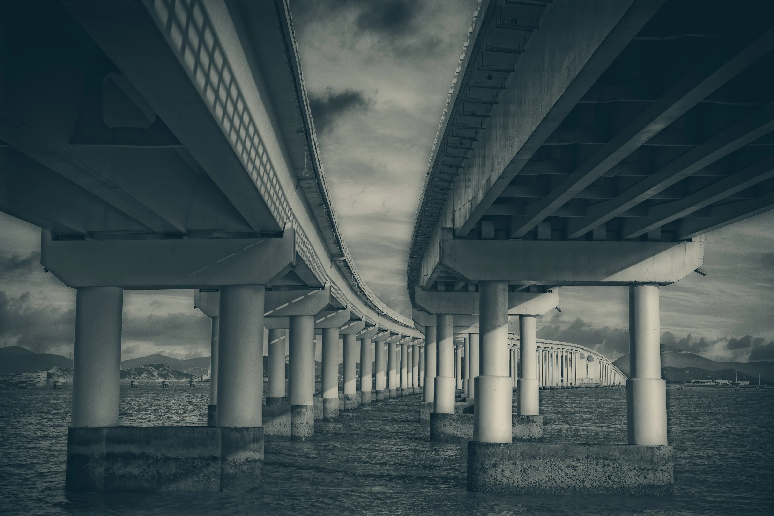 Twin bridges