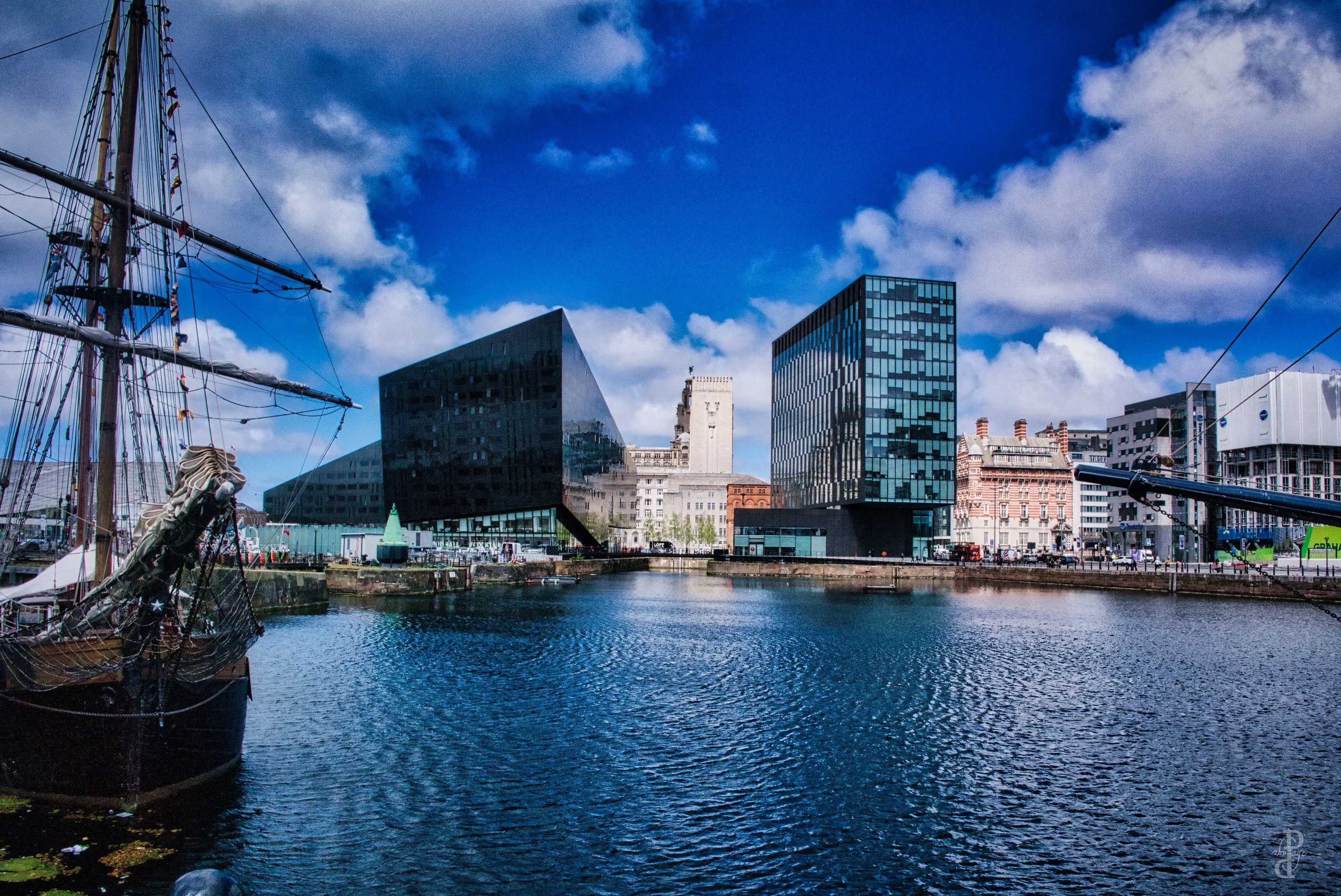Liverpool in light