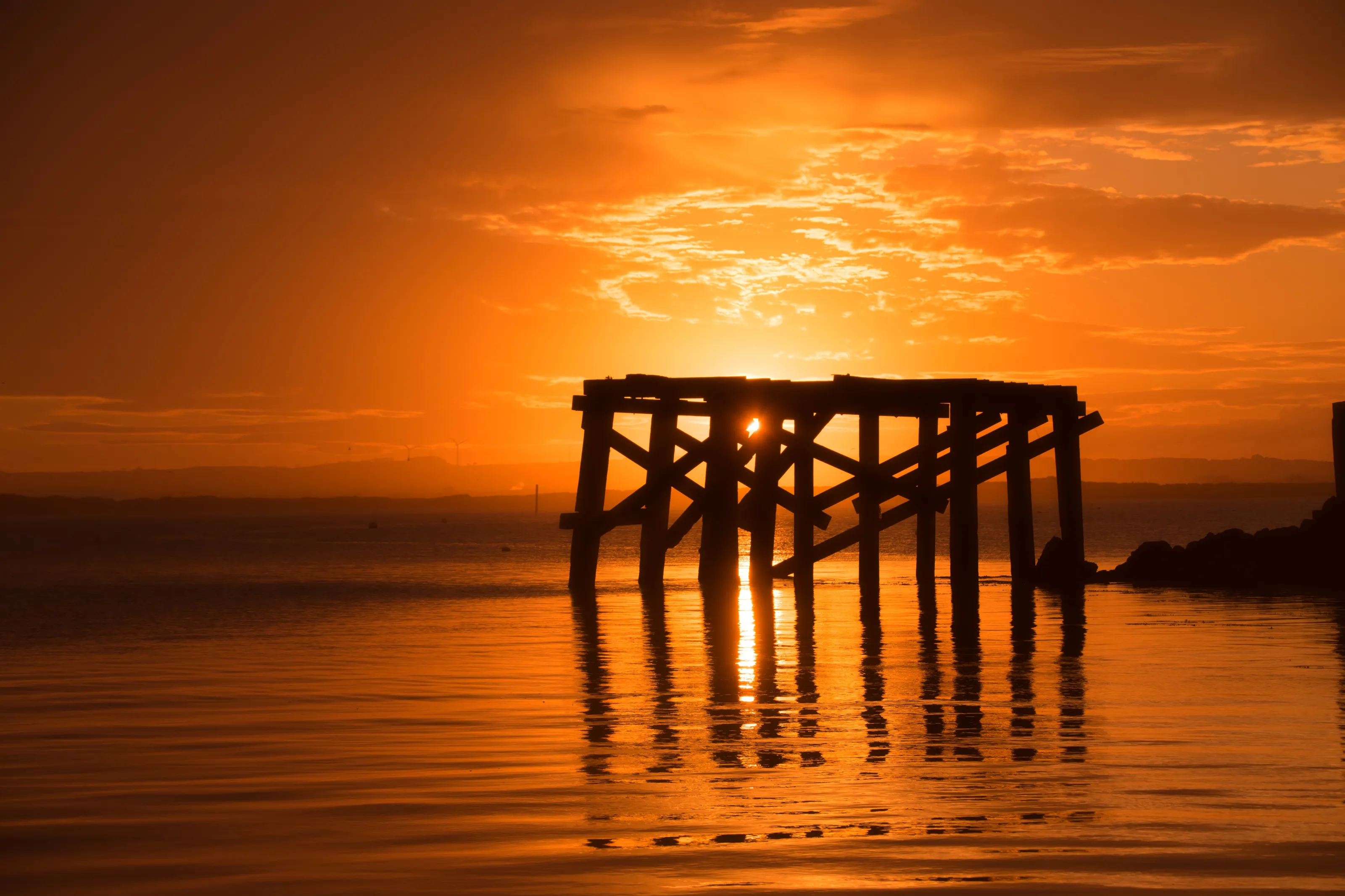 Sinking sun