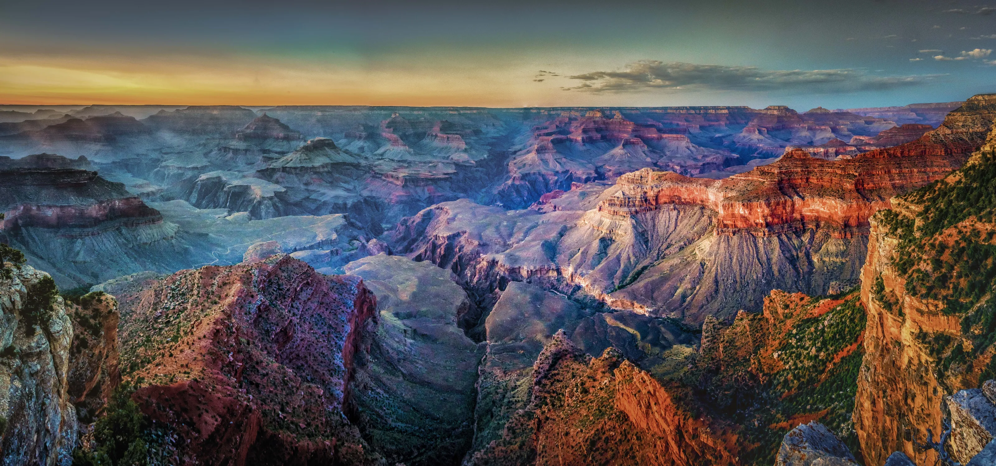 Grand Canyon at dusk