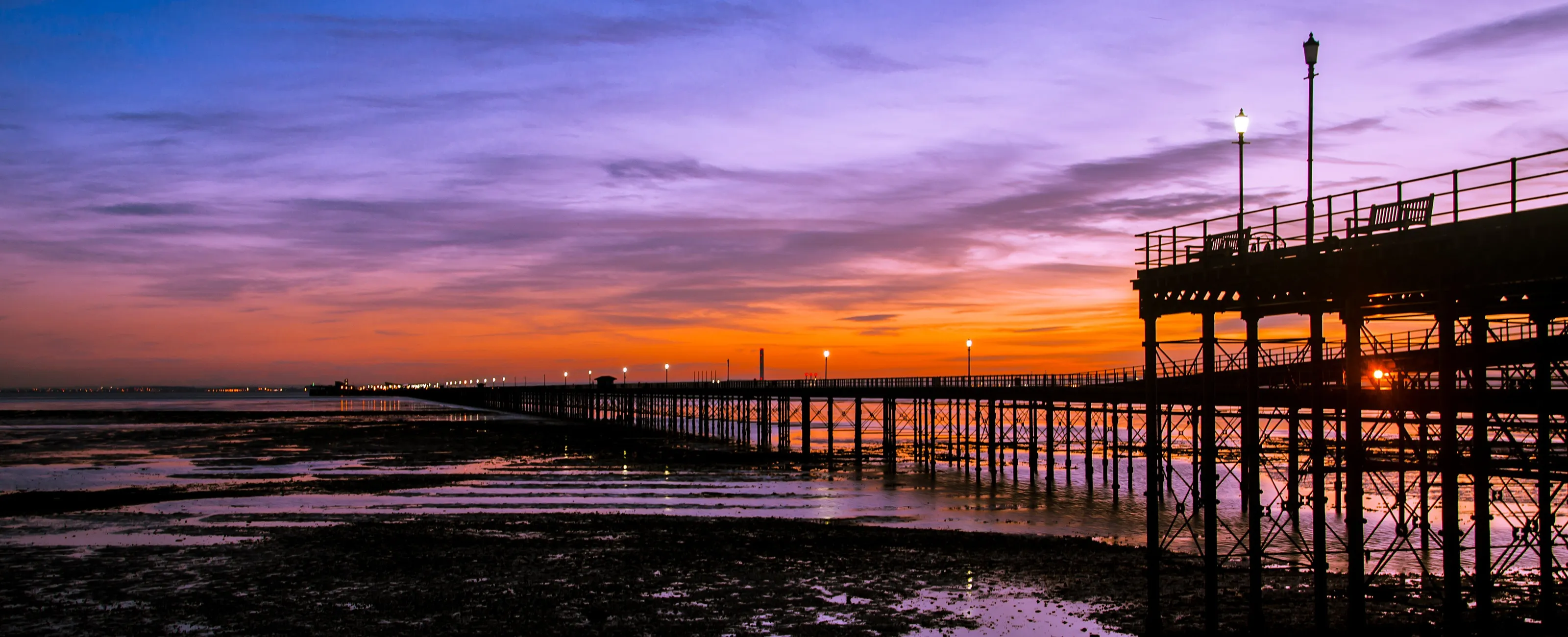 Sunset over Southend Pier