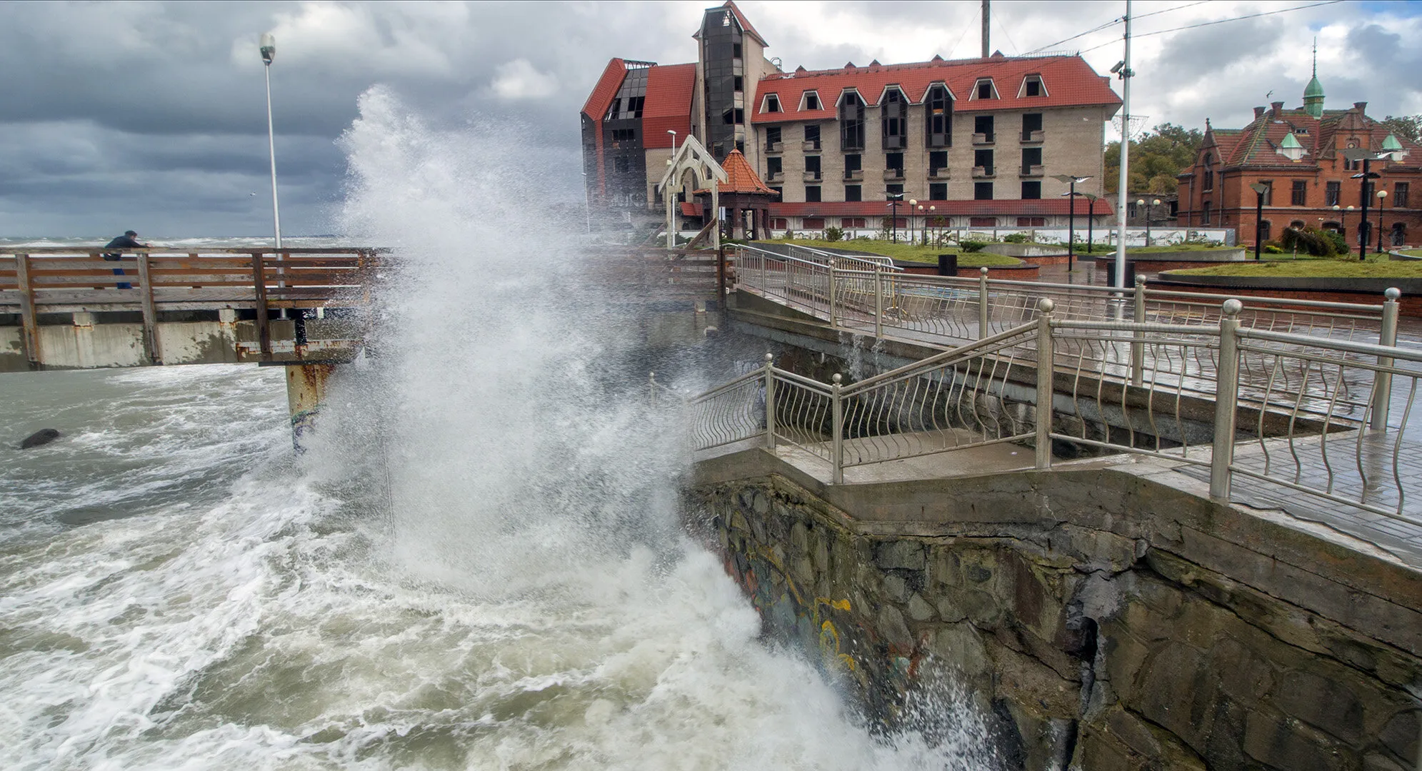 Zelenogradsk. Storm