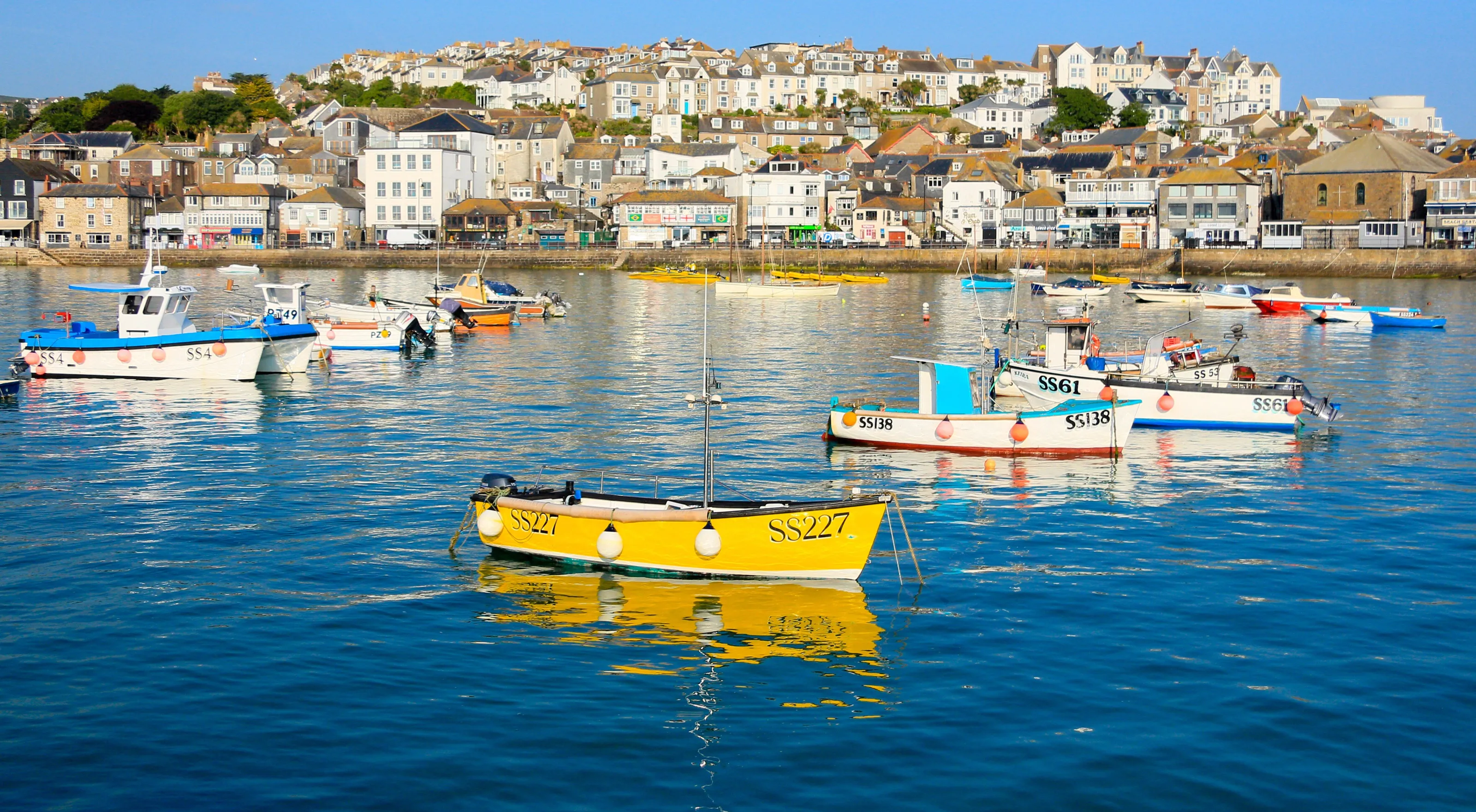 St Ives Harbour, Cornwall, UK
