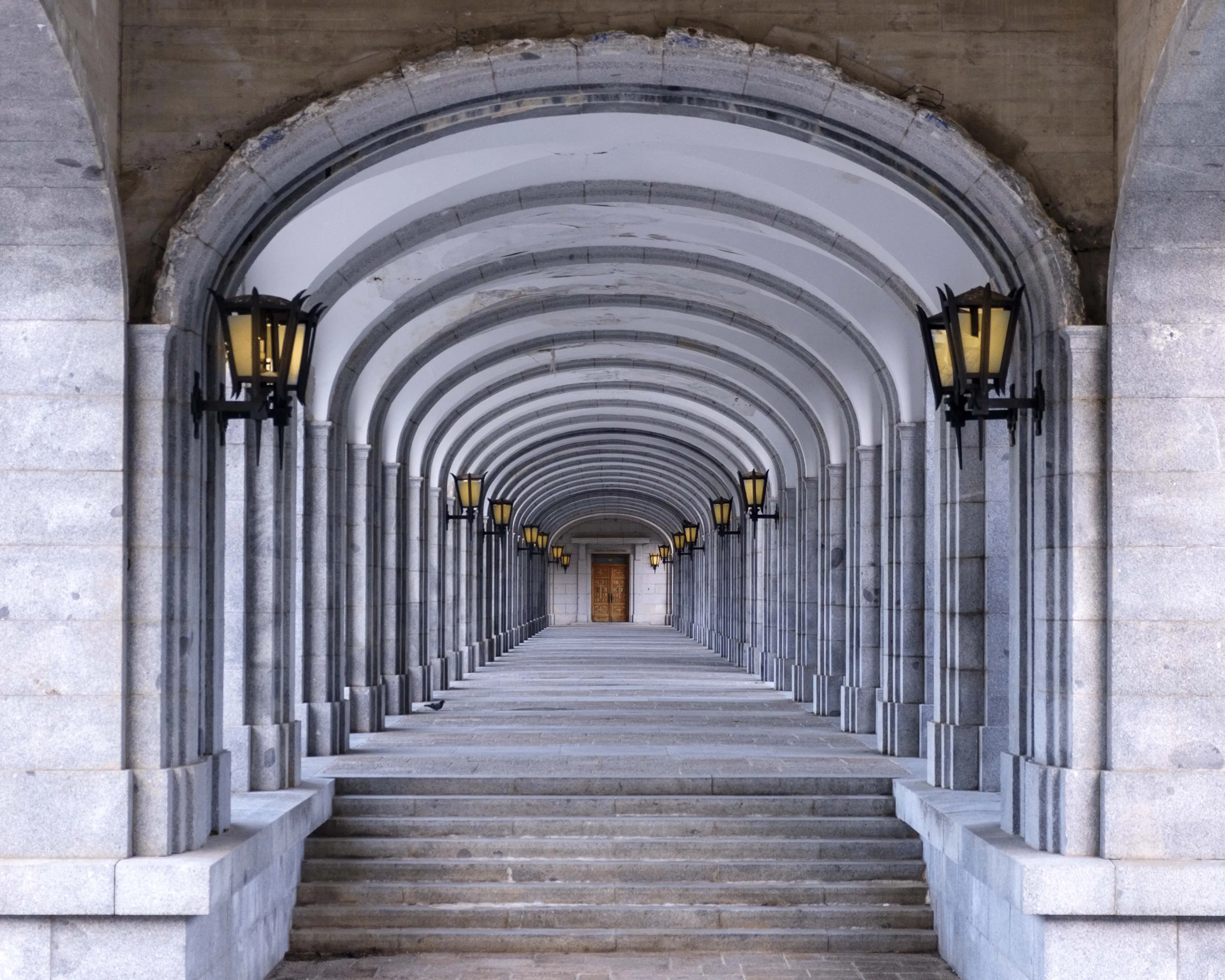 Corridor with Carpanel Arches