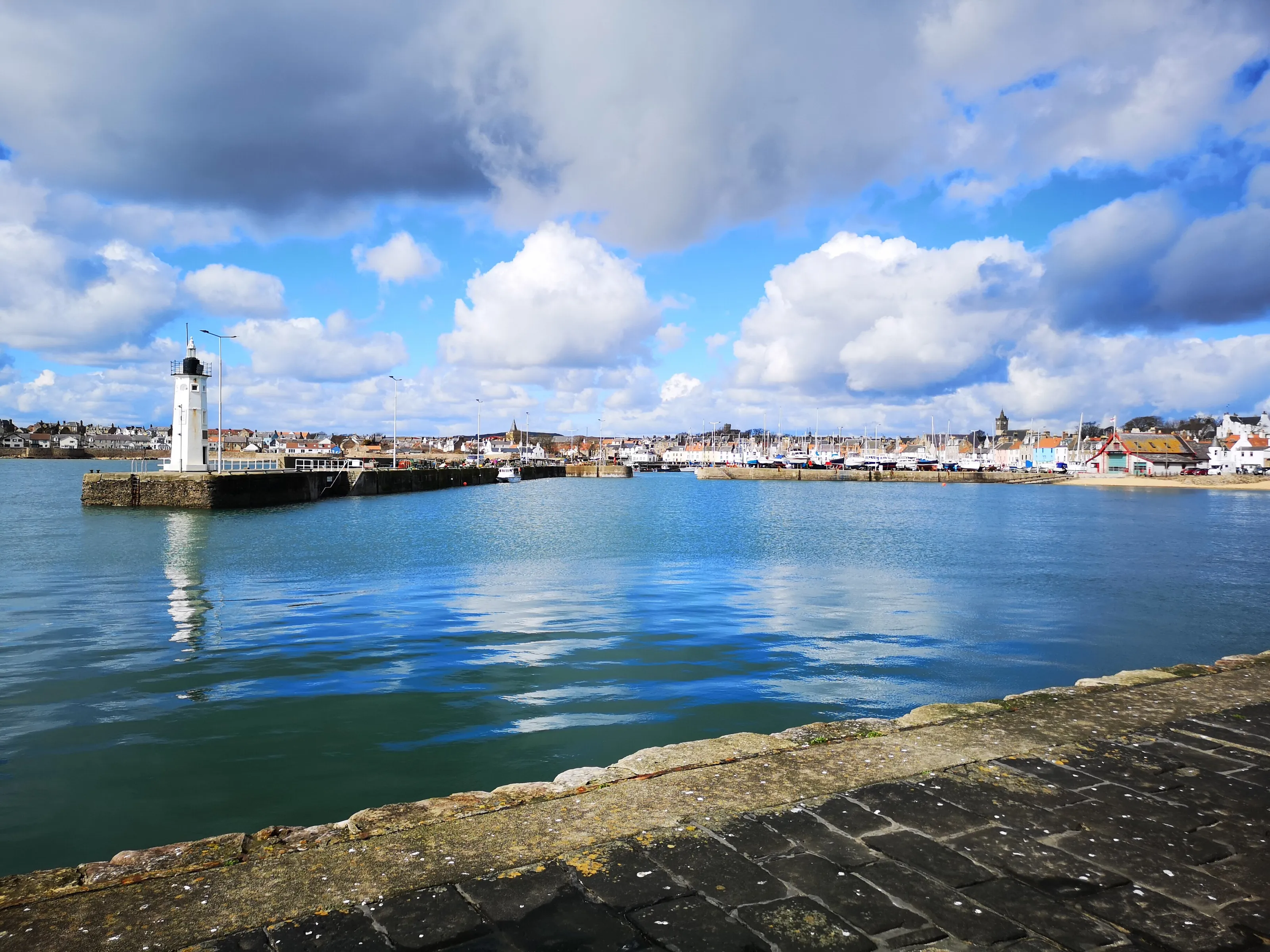 Sunny Day at Anstruther Harbour